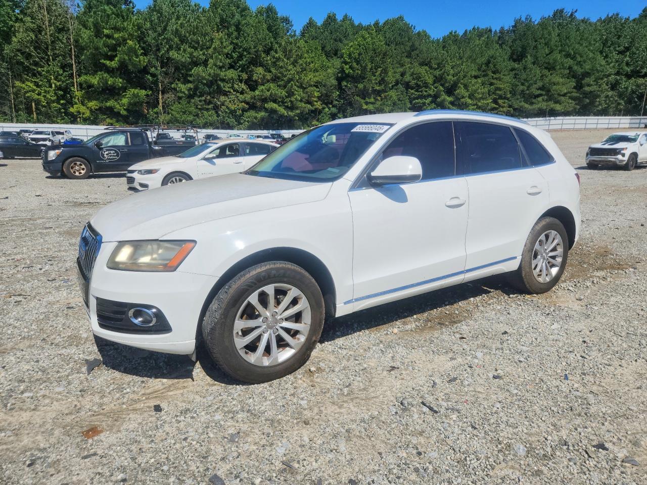 2013 Audi Q5 Premium White vin: WA1CFAFP6DA018938