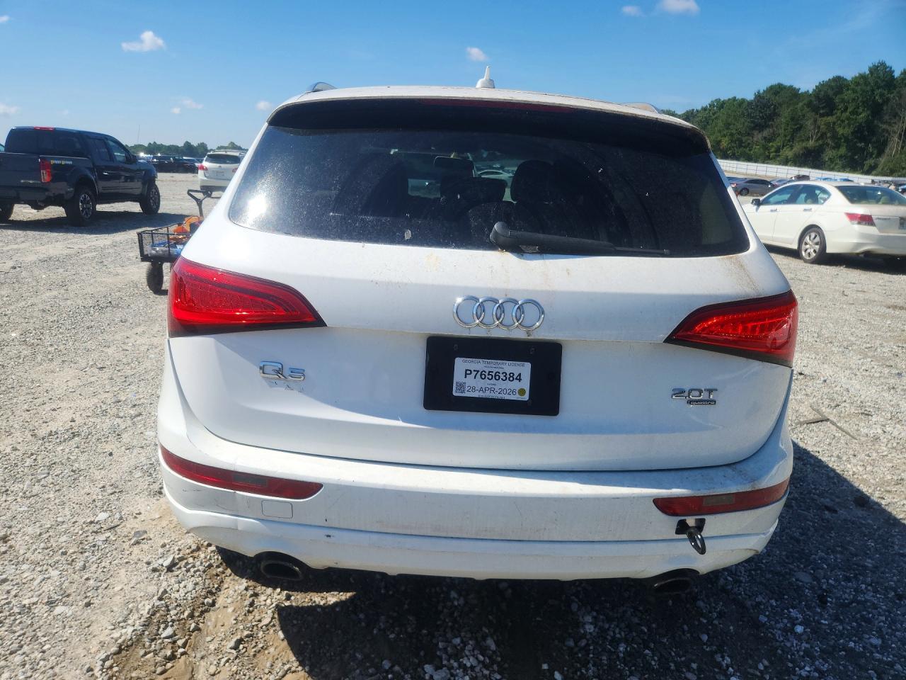 2013 Audi Q5 Premium White vin: WA1CFAFP6DA018938