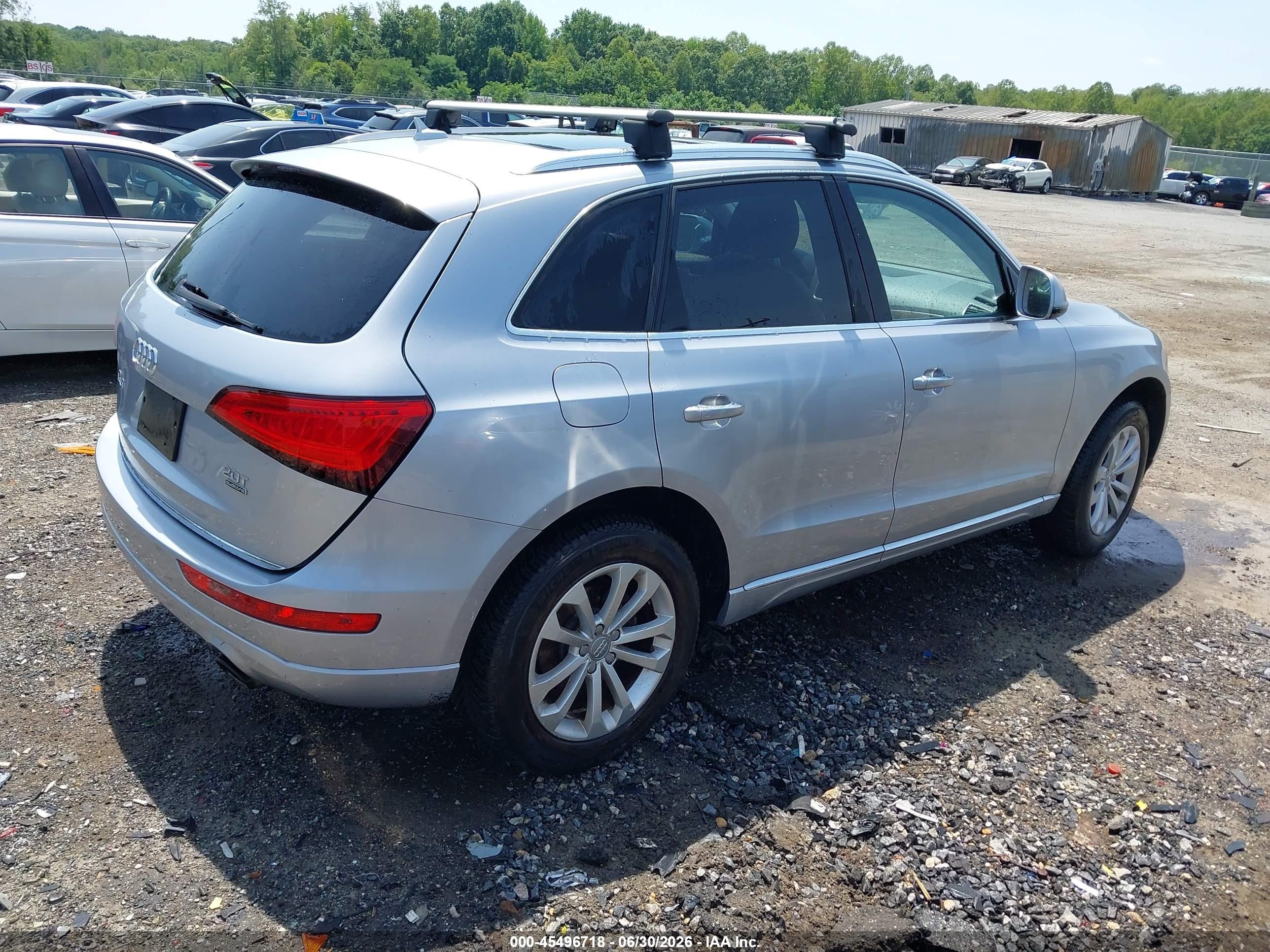 2015 Audi Q5 2.0t Premium Silver vin: WA1CFAFP6FA069407