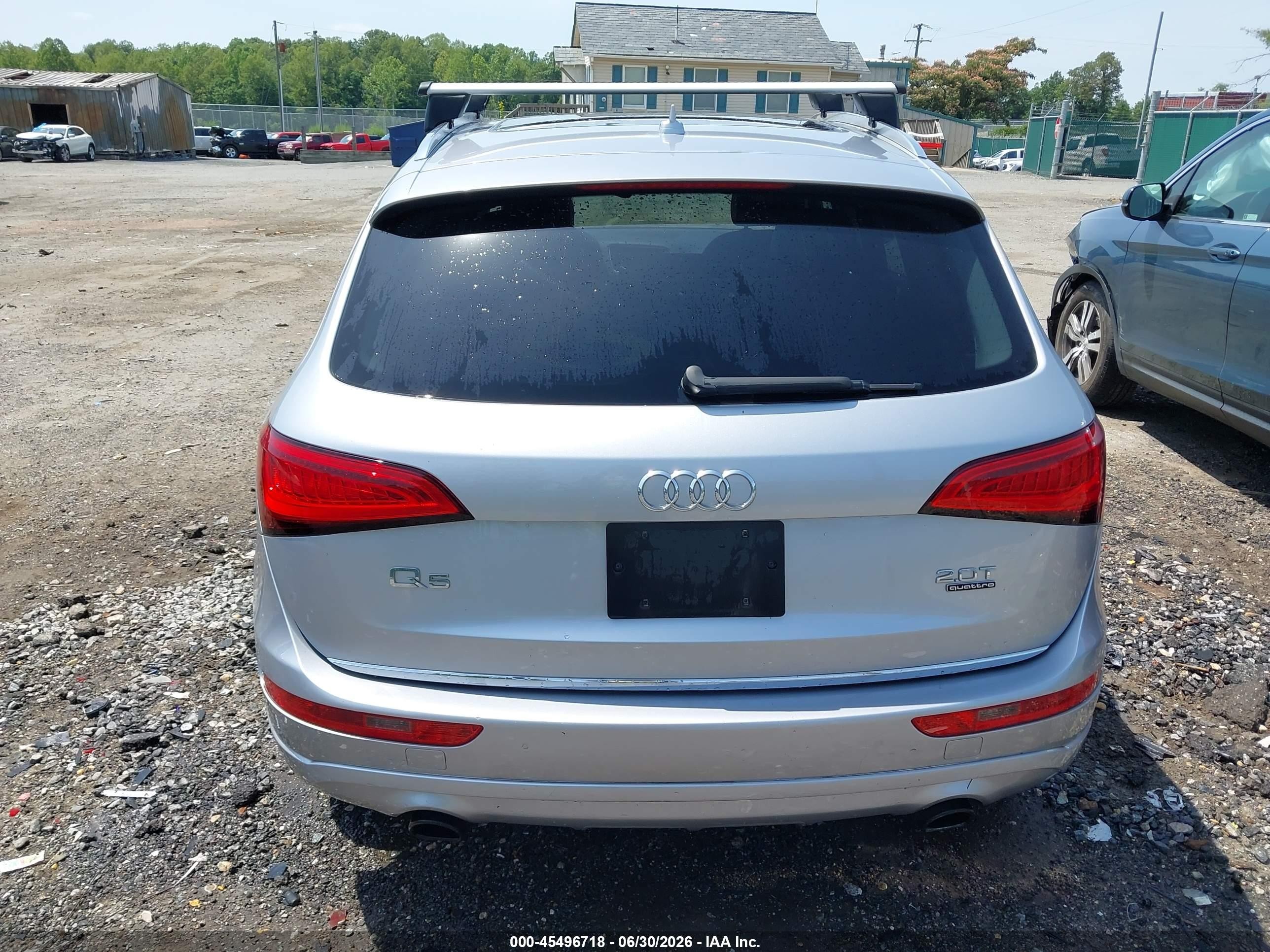 2015 Audi Q5 2.0t Premium Silver vin: WA1CFAFP6FA069407