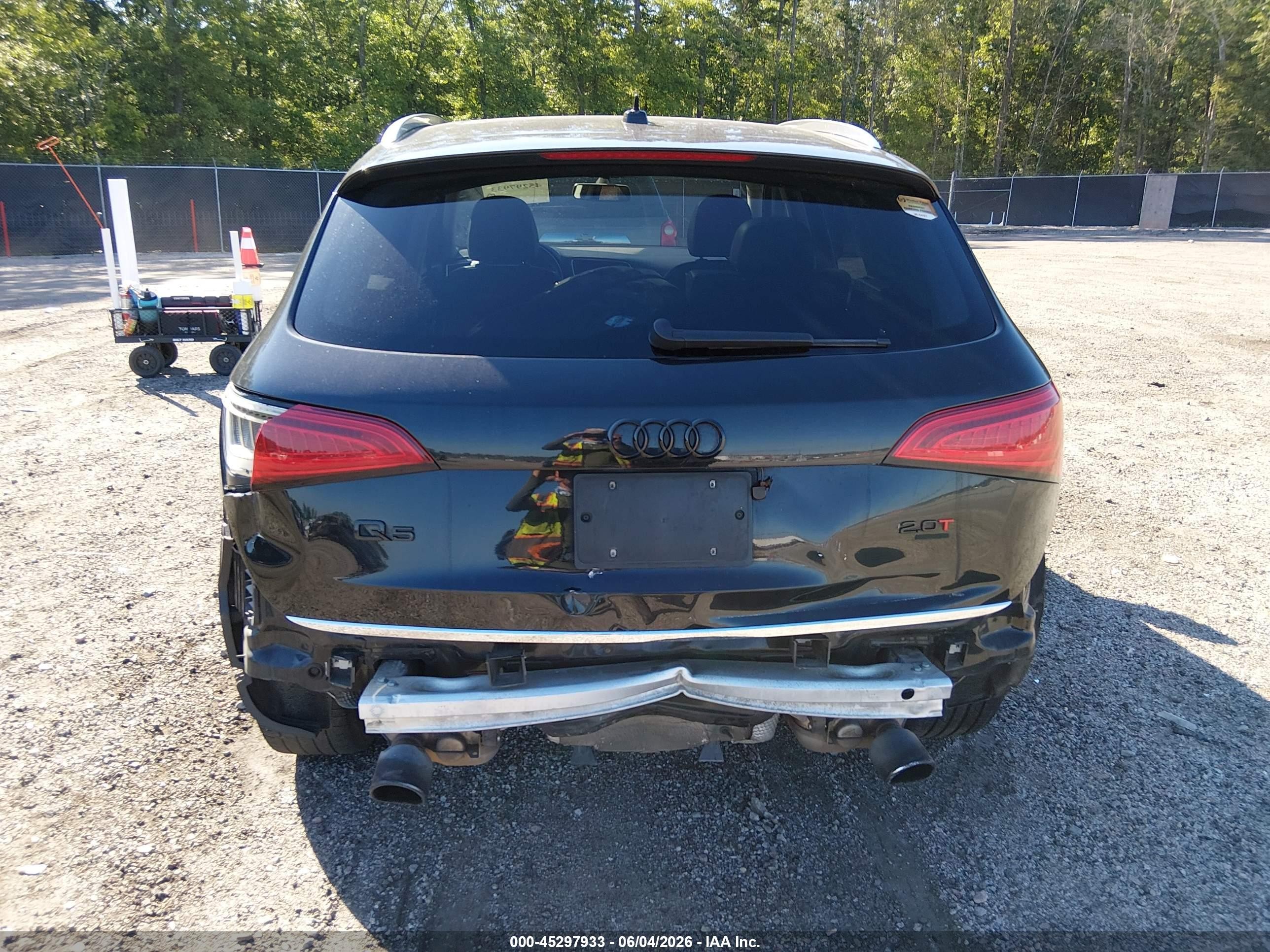 2015 Audi Q5 2.0t Premium Black vin: WA1CFAFP6FA078978