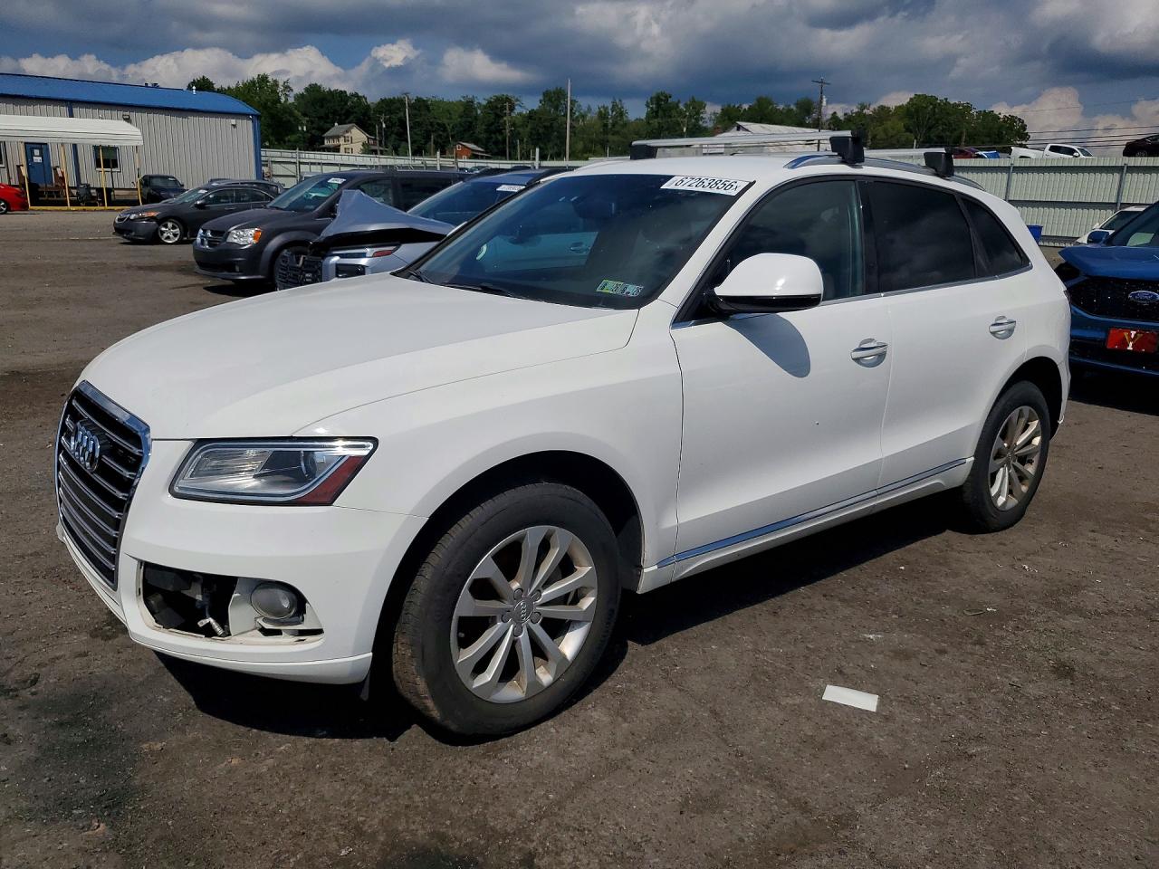 2015 Audi Q5 Premium White vin: WA1CFAFP6FA097627