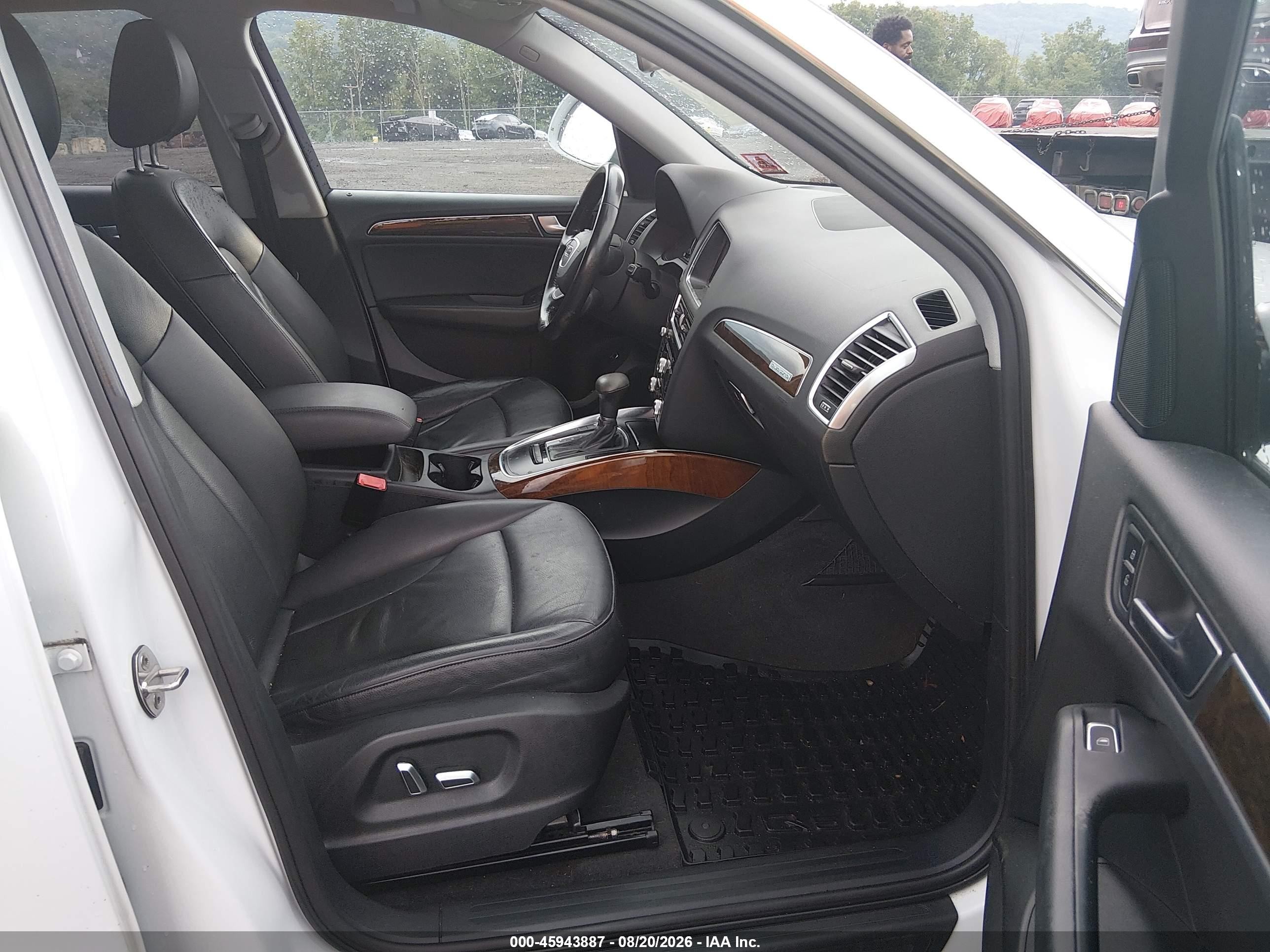 2015 Audi Q5 2.0t Premium White vin: WA1CFAFP6FA142260