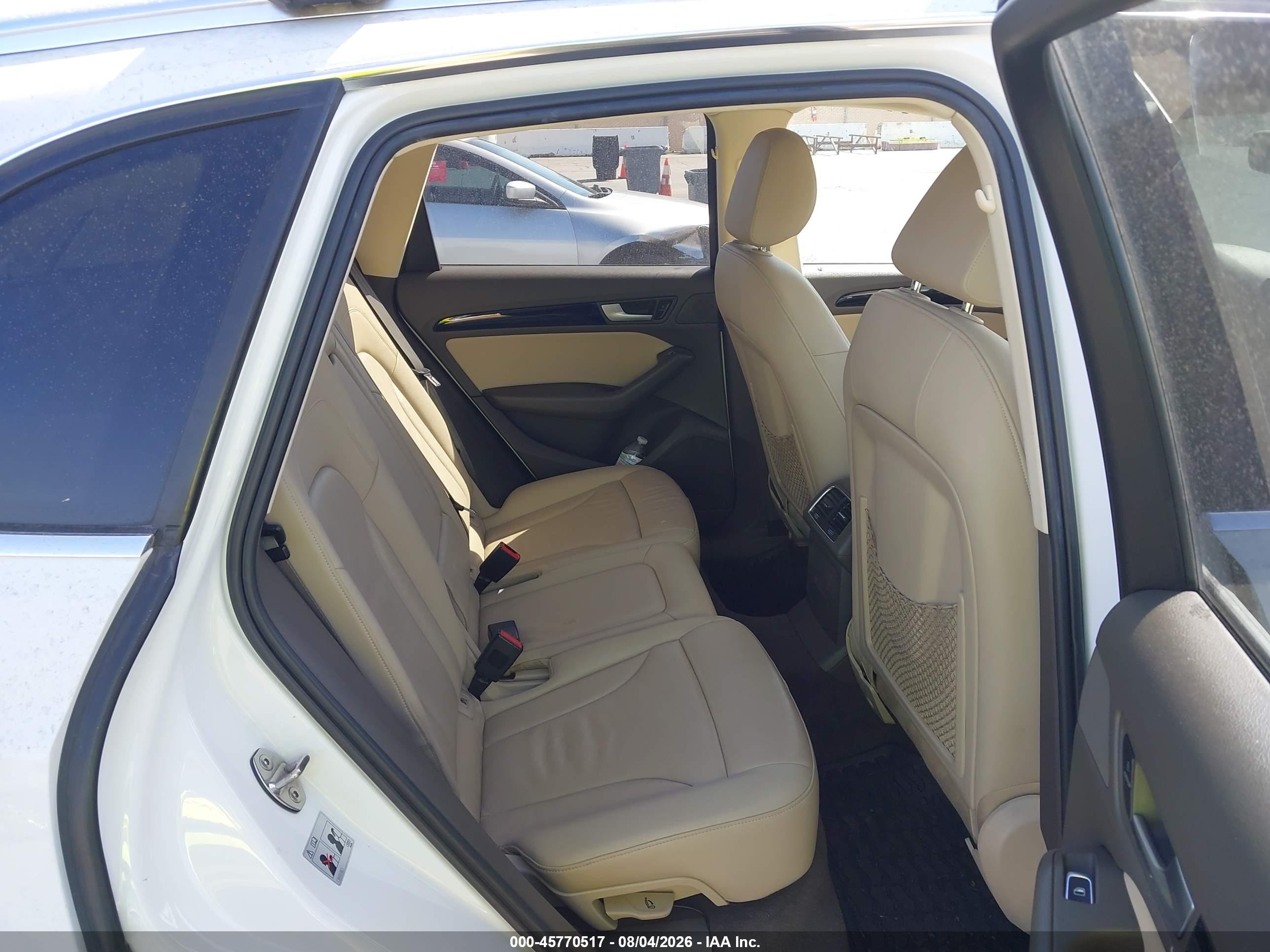 2013 Audi Q5 2.0t Premium White vin: WA1CFAFP7DA090781