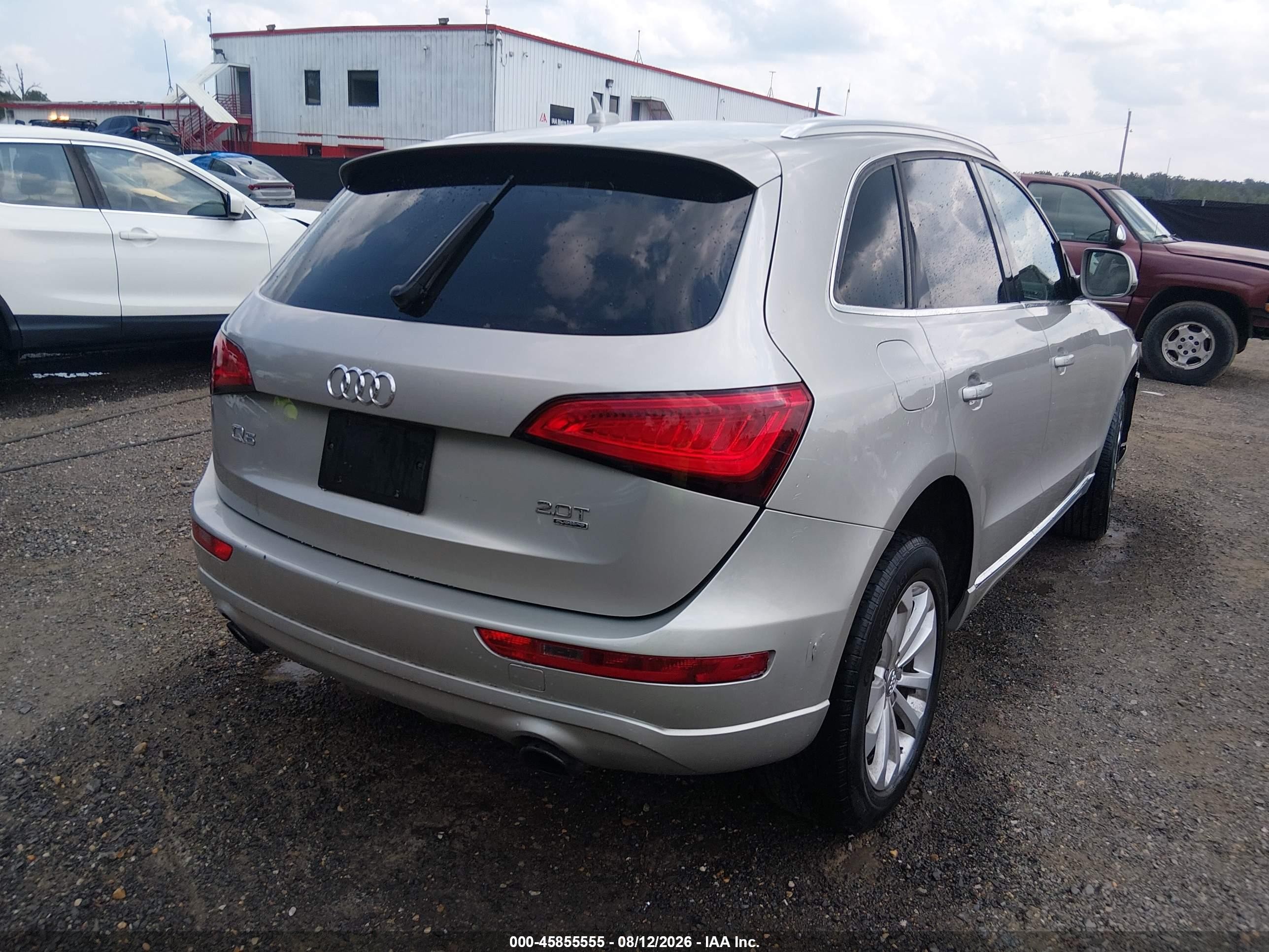 2014 Audi Q5 2.0t Premium Silver vin: WA1CFAFP7EA019078