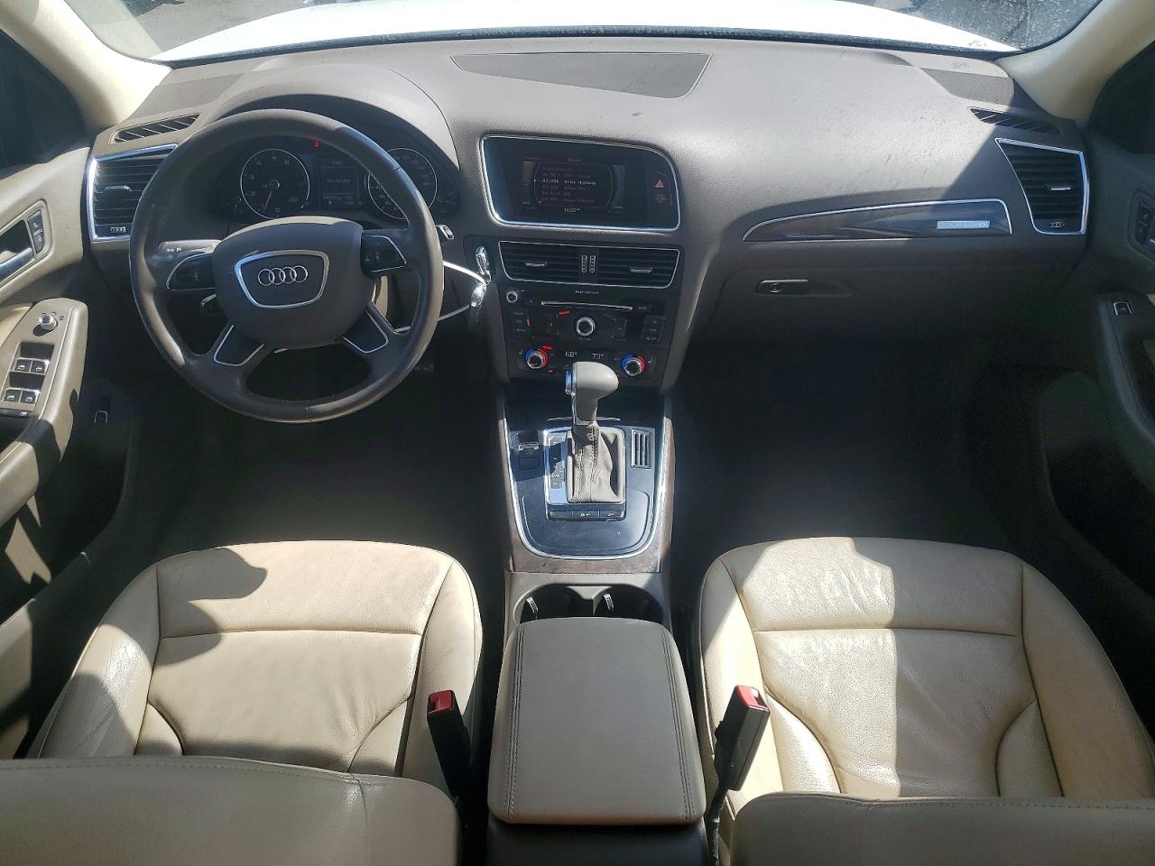2014 Audi Q5 Premium White vin: WA1CFAFP7EA032929