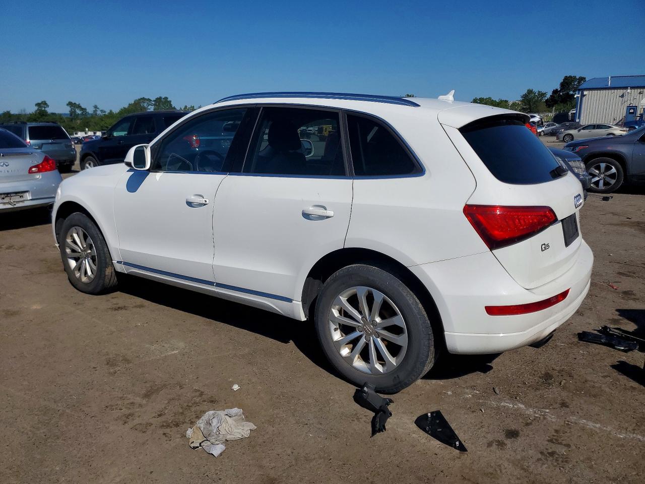 2014 Audi Q5 Premium White vin: WA1CFAFP7EA080558