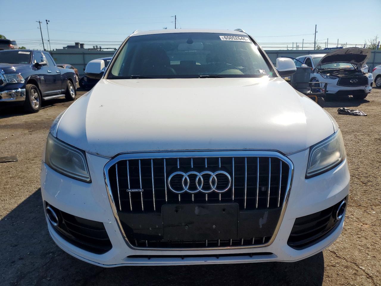 2014 Audi Q5 Premium White vin: WA1CFAFP7EA080558