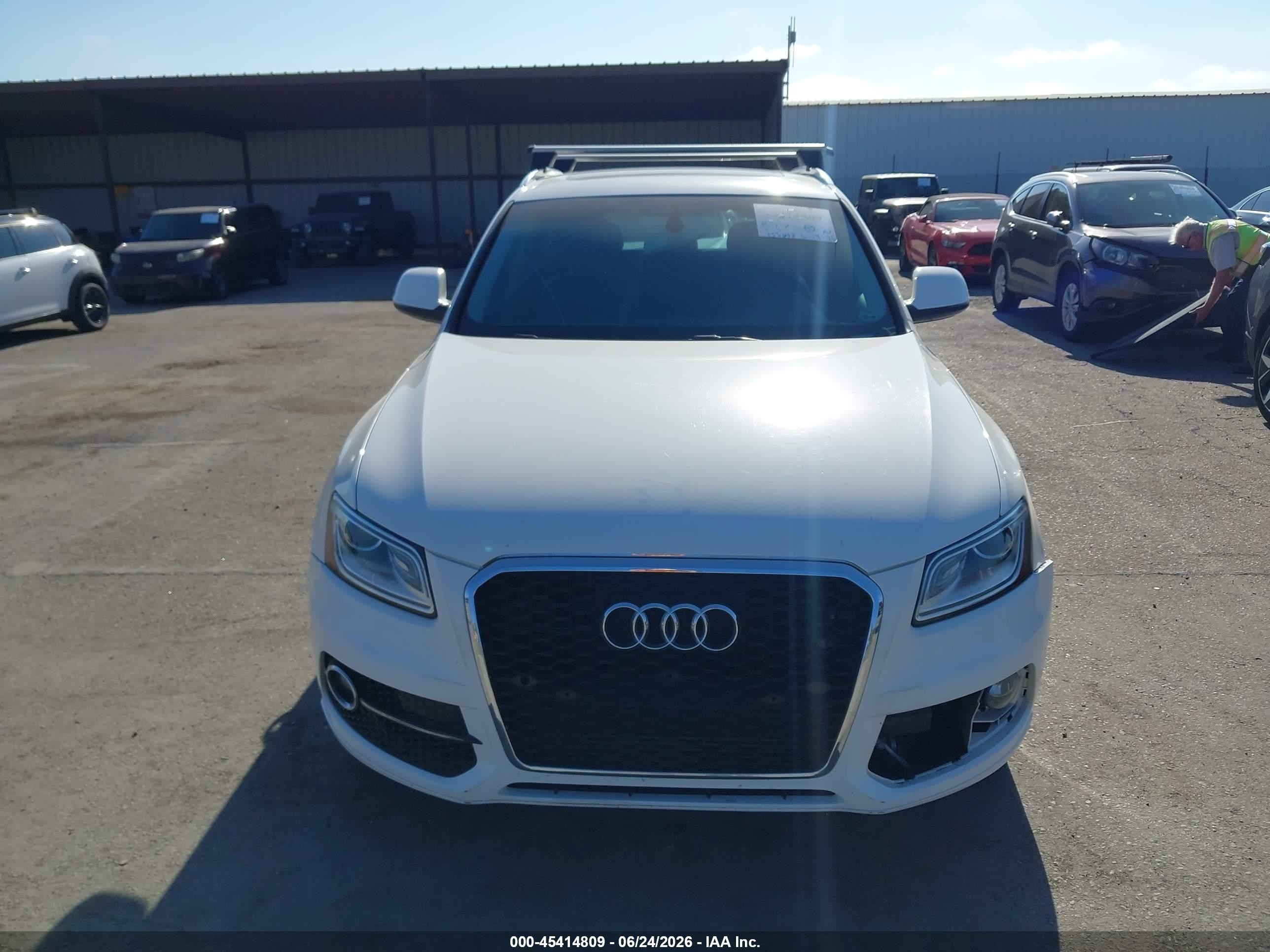 2014 Audi Q5 2.0t Premium White vin: WA1CFAFP7EA085534