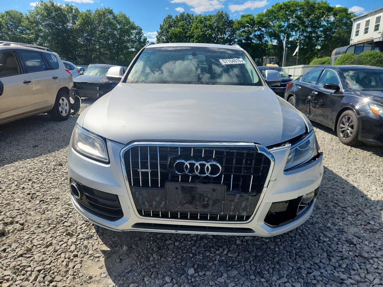 2014 Audi Q5 Premium Silver vin: WA1CFAFP7EA129242