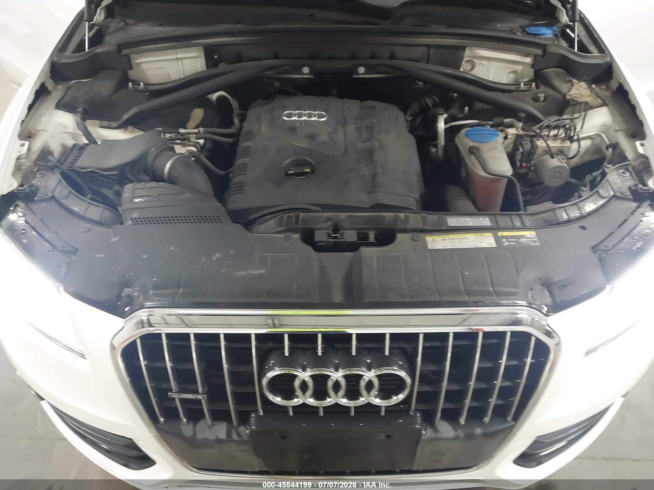 2015 Audi Q5 2.0t Premium White vin: WA1CFAFP7FA099998