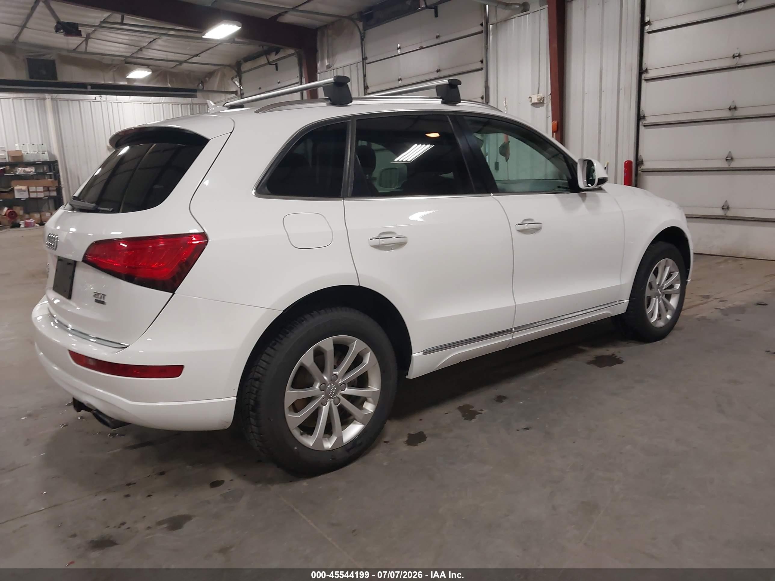 2015 Audi Q5 2.0t Premium White vin: WA1CFAFP7FA099998