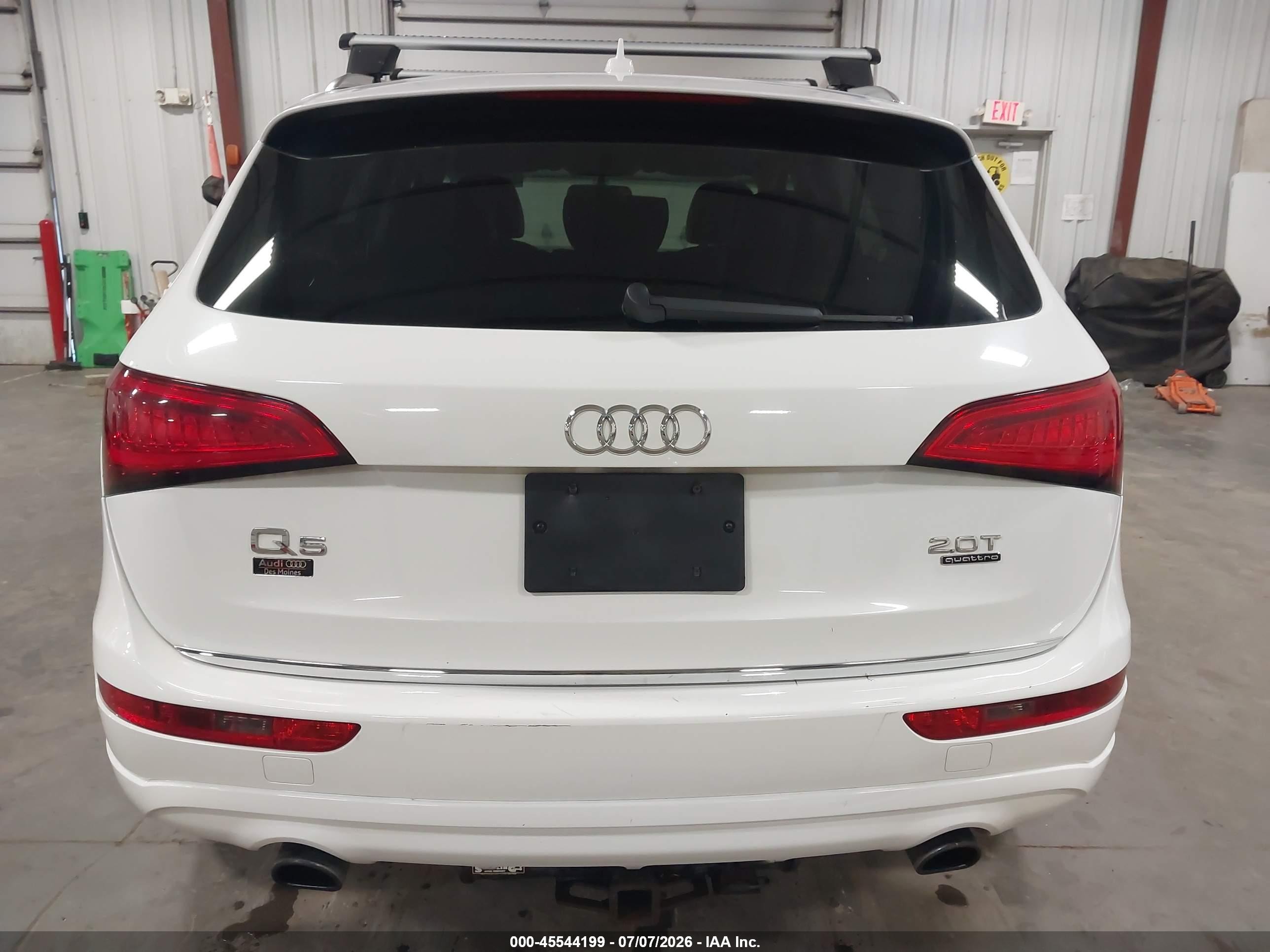 2015 Audi Q5 2.0t Premium White vin: WA1CFAFP7FA099998