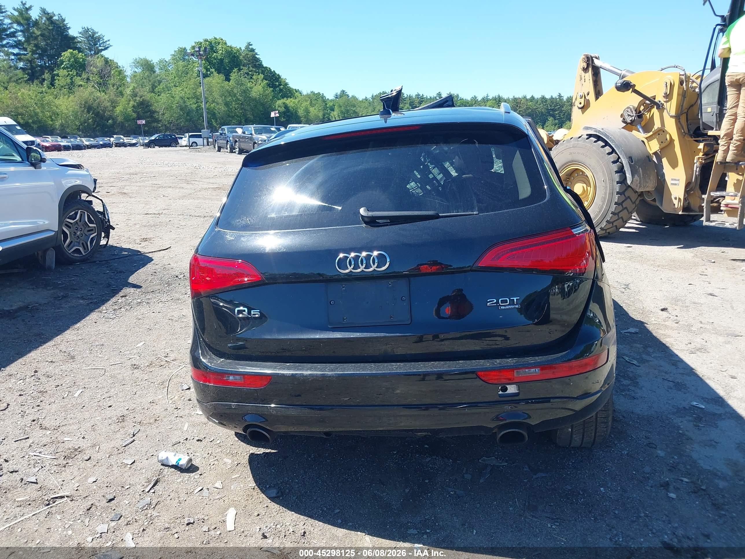 2014 Audi Q5 2.0t Premium Black vin: WA1CFAFP8EA025651