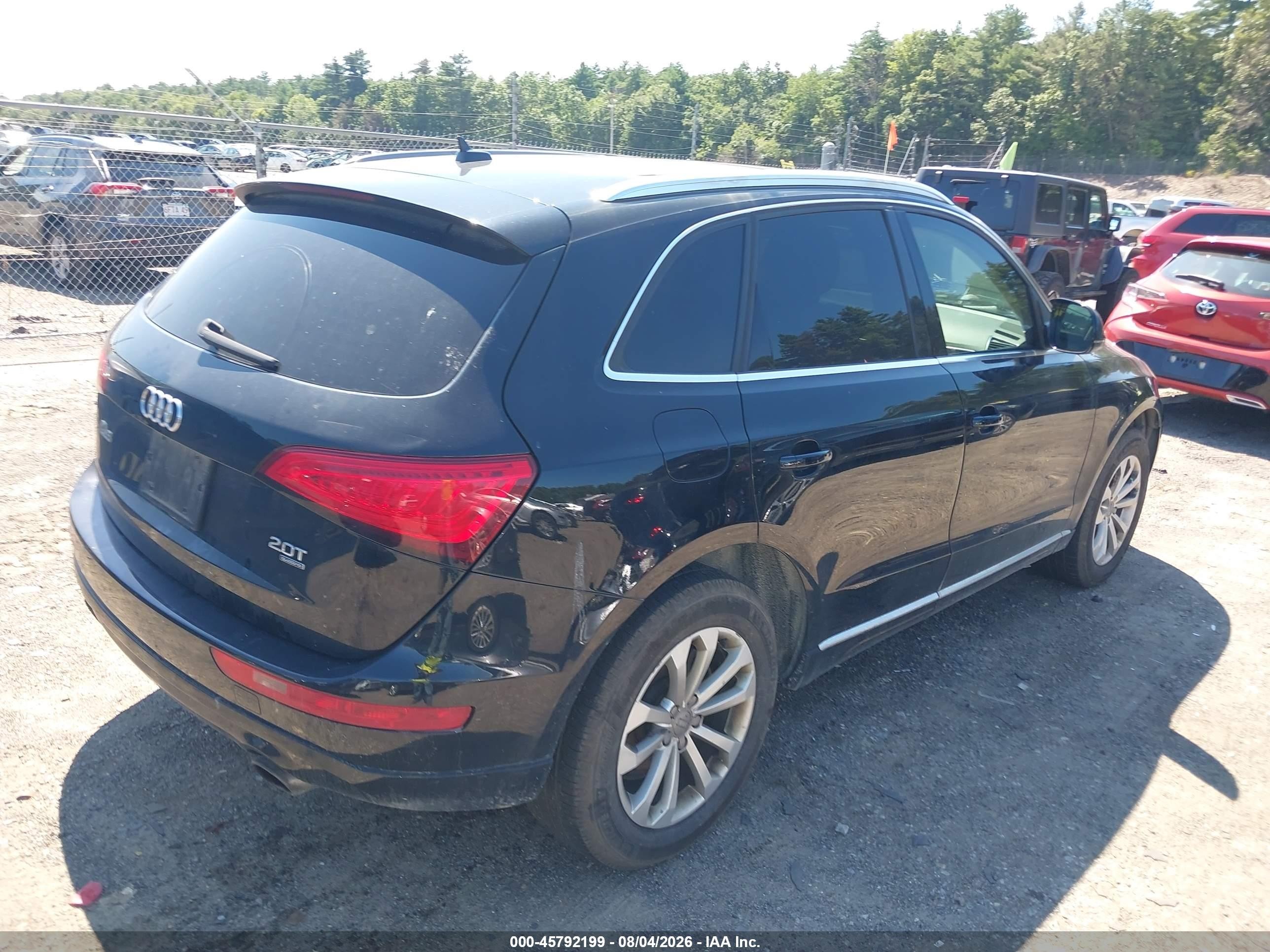 2014 Audi Q5 2.0t Premium Cream vin: WA1CFAFP8EA048346