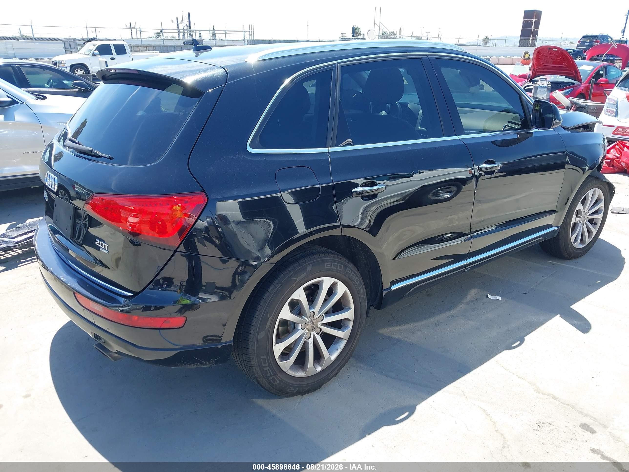 2015 Audi Q5 2.0t Premium Black vin: WA1CFAFP8FA041219