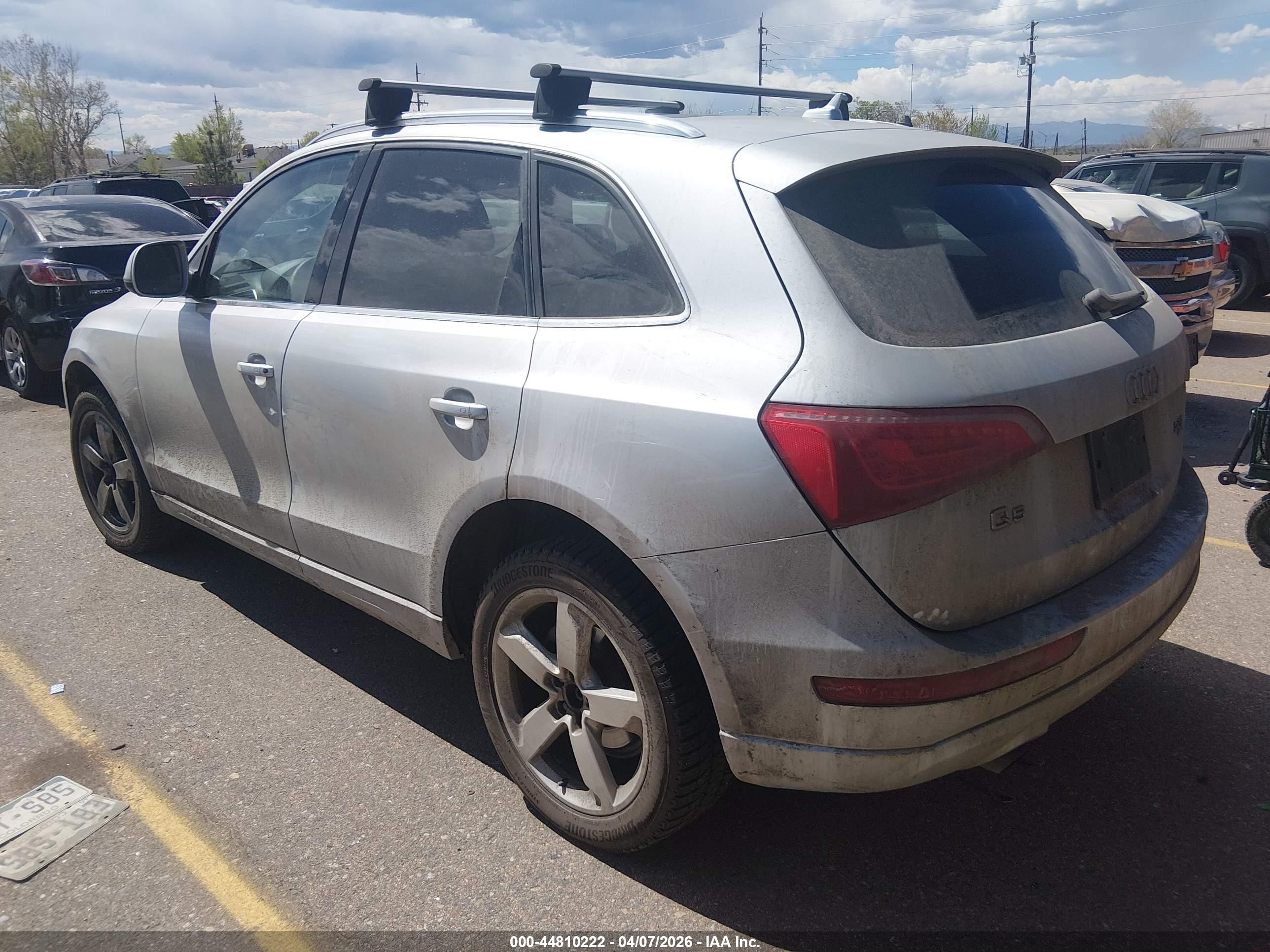 2012 Audi Q5 2.0t Premium Silver vin: WA1CFAFP9CA014896