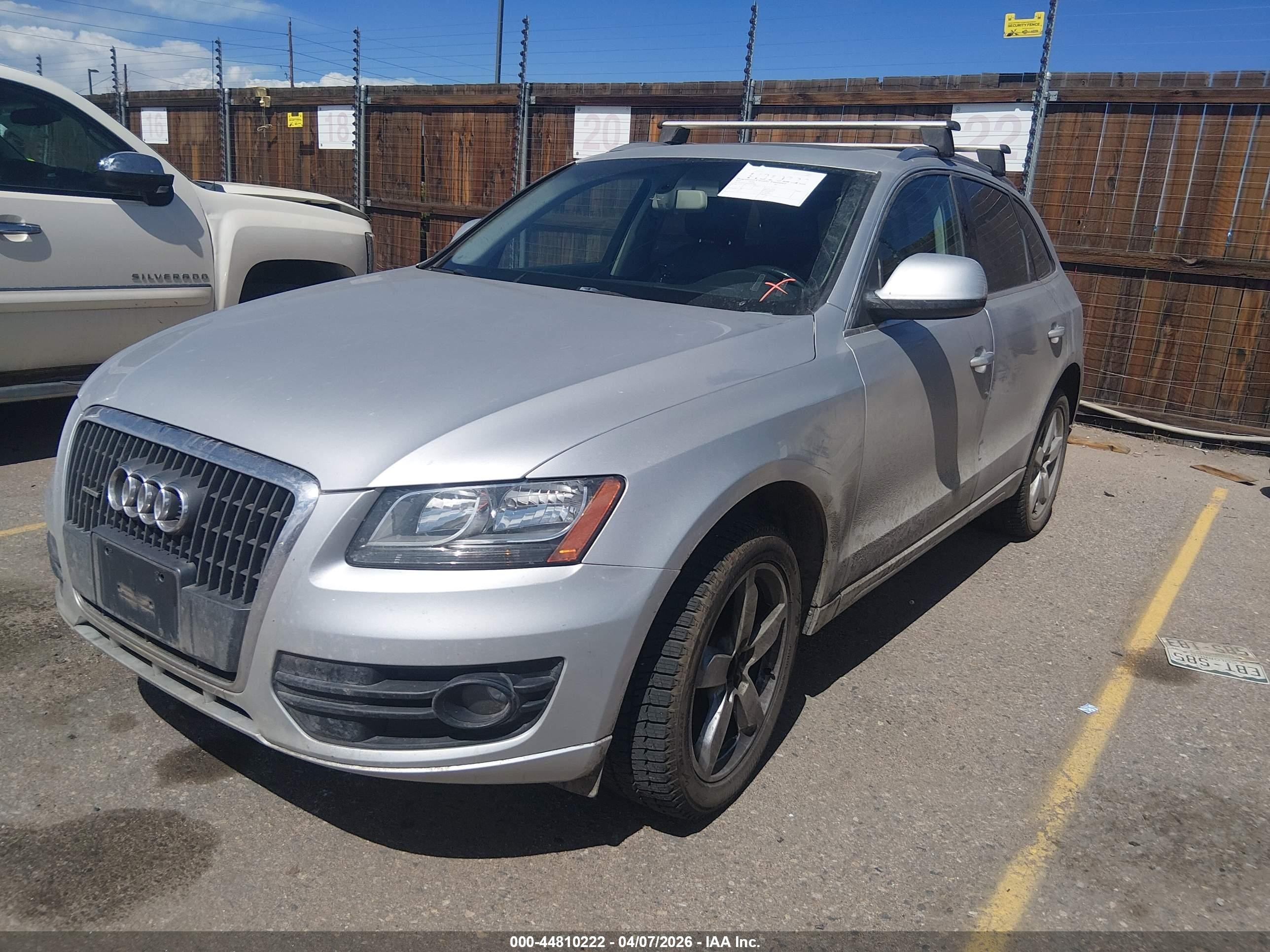 2012 Audi Q5 2.0t Premium Silver vin: WA1CFAFP9CA014896