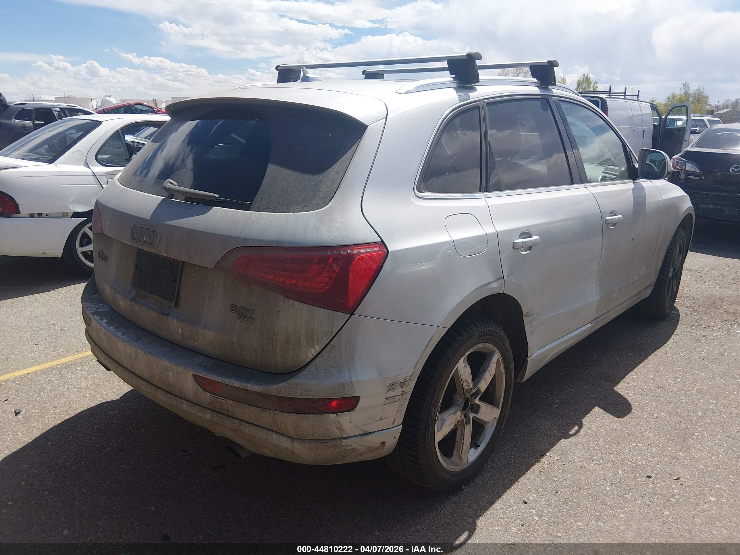 2012 Audi Q5 2.0t Premium Silver vin: WA1CFAFP9CA014896