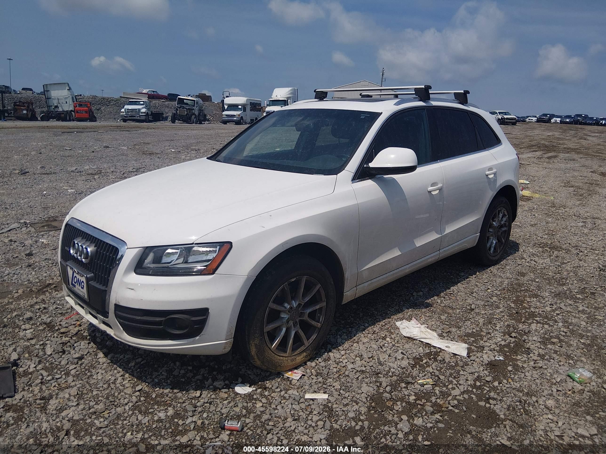 2012 Audi Q5 2.0t Premium White vin: WA1CFAFP9CA084933