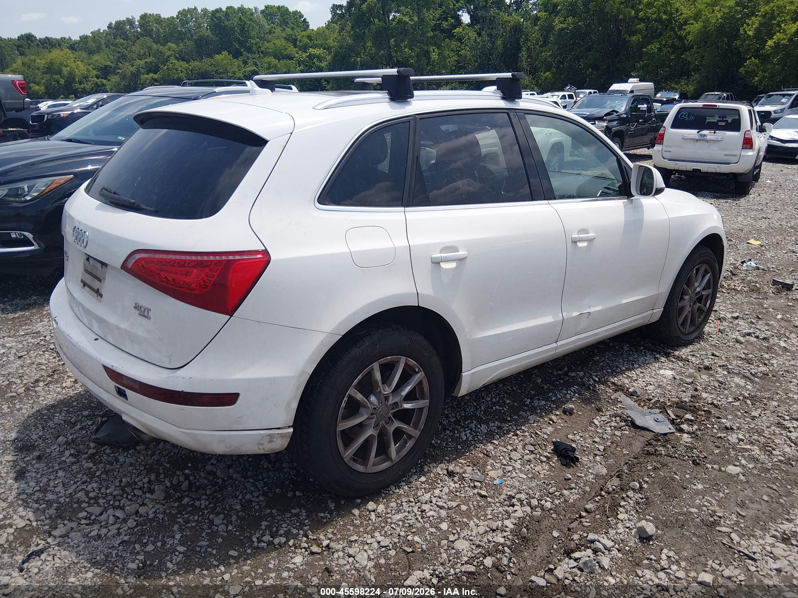 2012 Audi Q5 2.0t Premium White vin: WA1CFAFP9CA084933