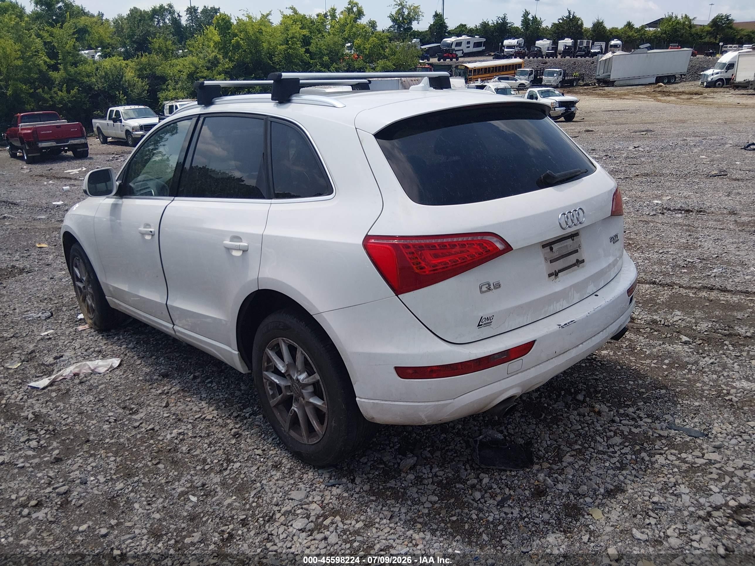 2012 Audi Q5 2.0t Premium White vin: WA1CFAFP9CA084933