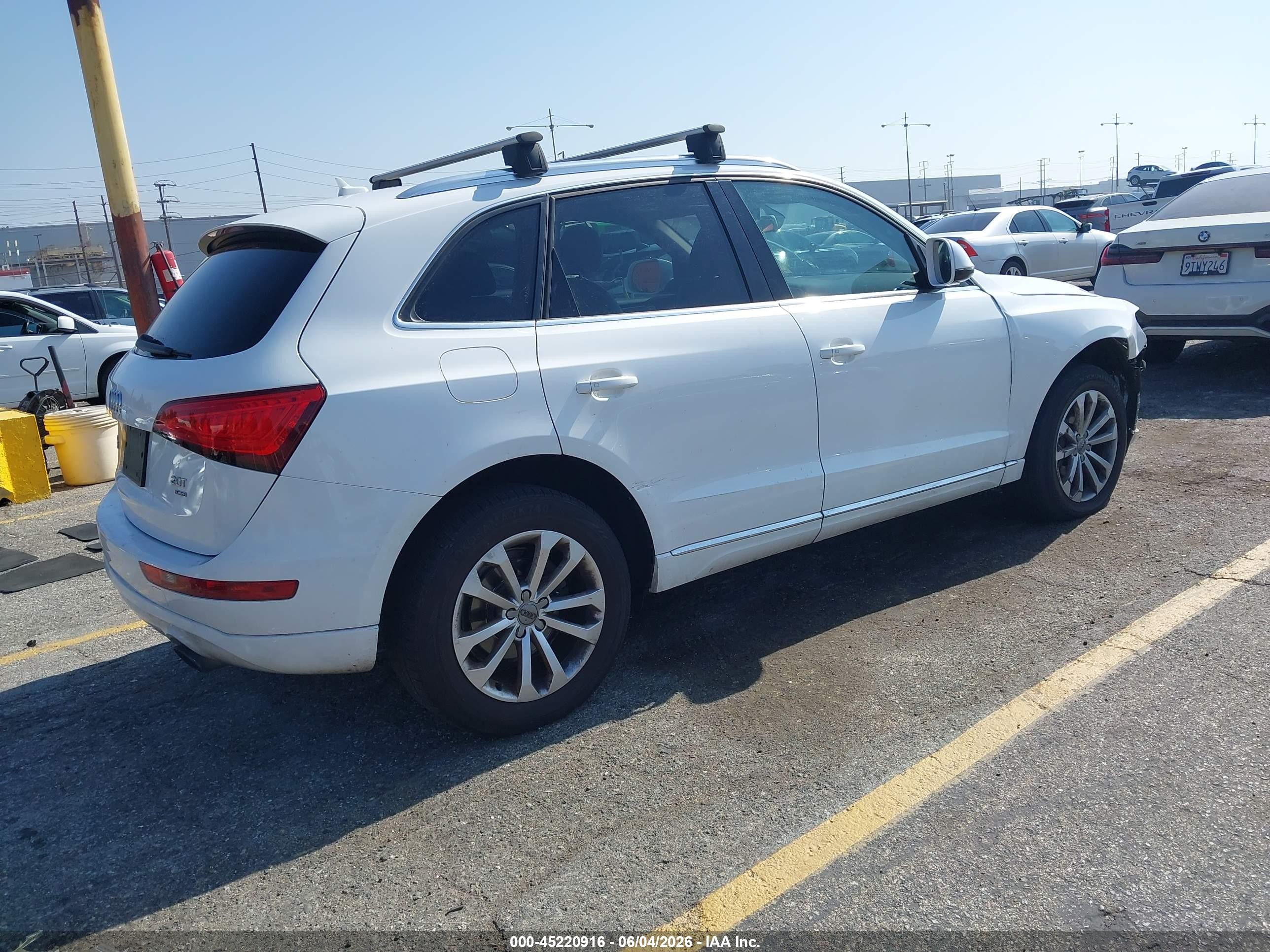 2013 Audi Q5 2.0t Premium White vin: WA1CFAFP9DA076400