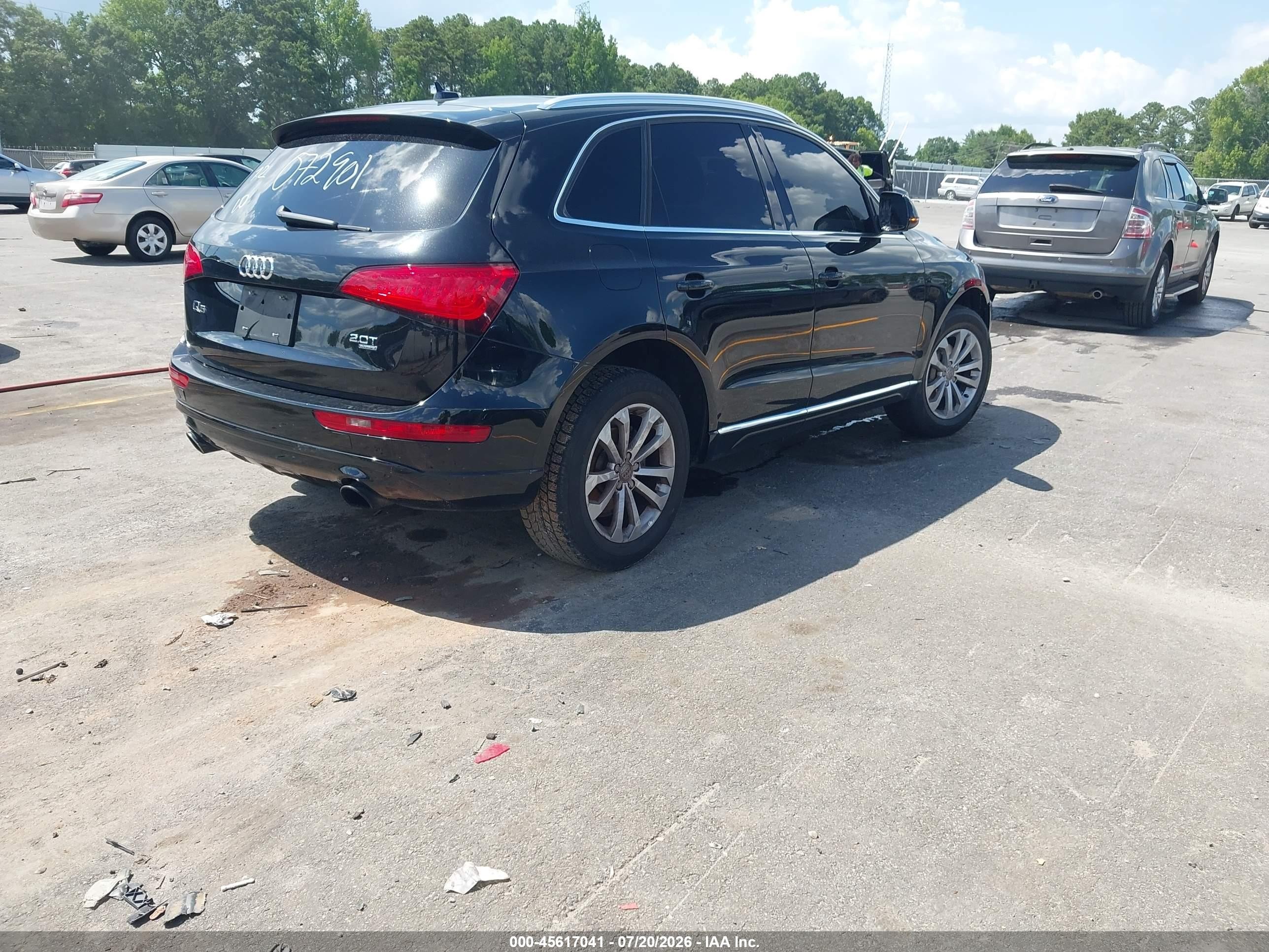 2014 Audi Q5 2.0t Premium Black vin: WA1CFAFP9EA072901