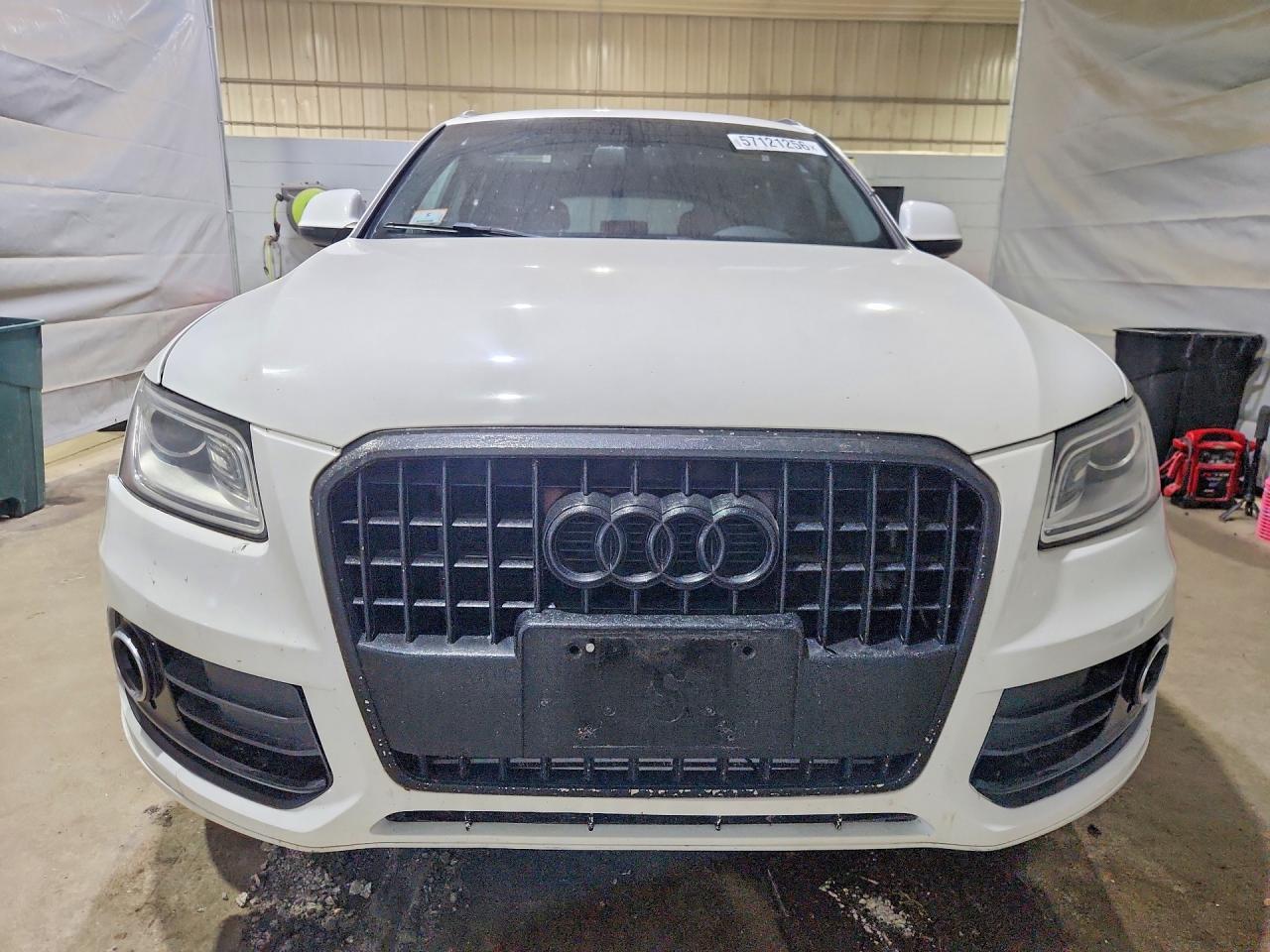 2014 Audi Q5 Premium White vin: WA1CFAFP9EA125452