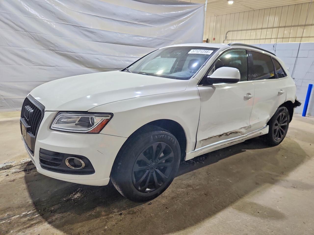 2014 Audi Q5 Premium White vin: WA1CFAFP9EA125452
