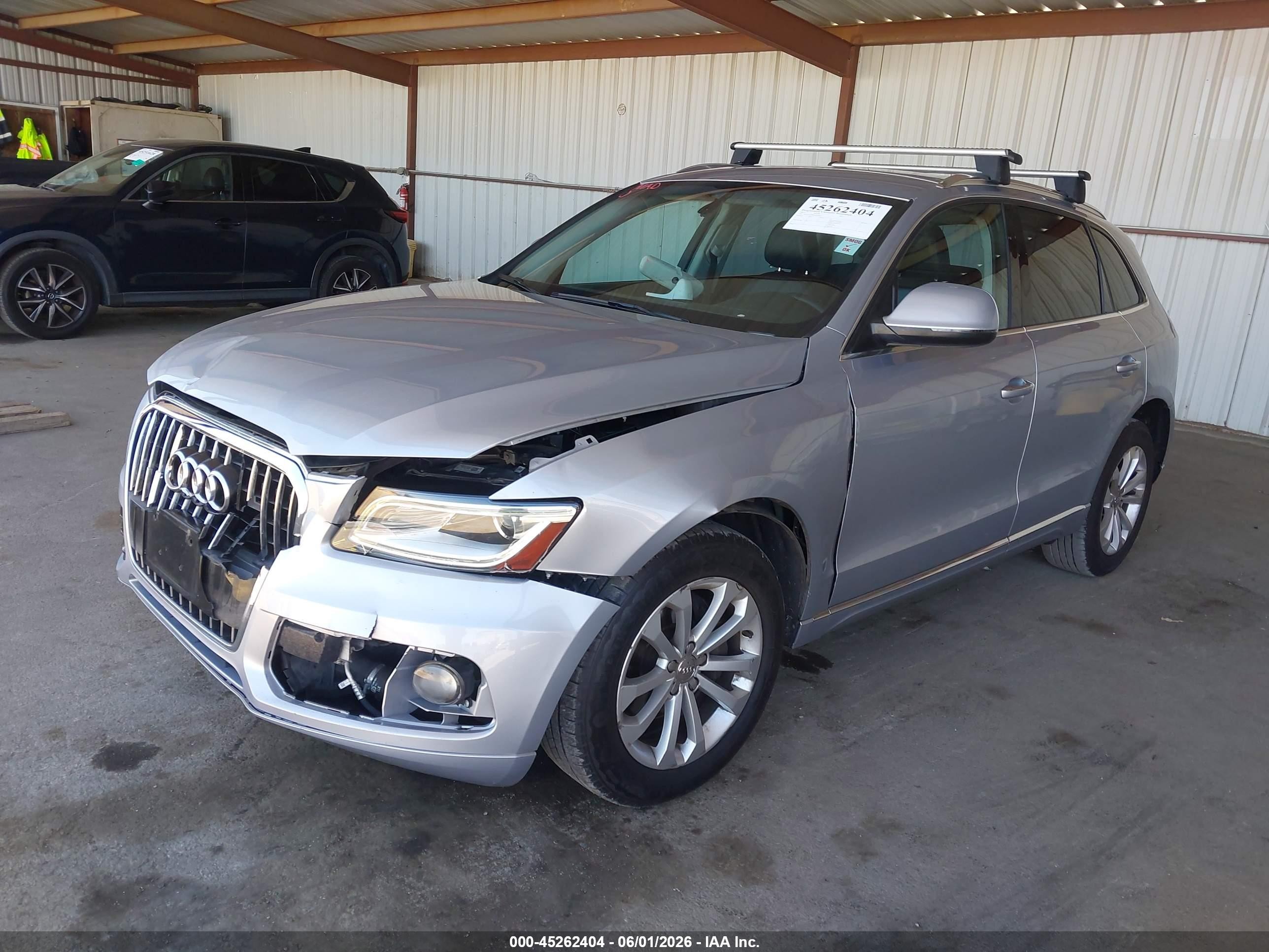 2015 Audi Q5 2.0t Premium Silver vin: WA1CFAFP9FA015907
