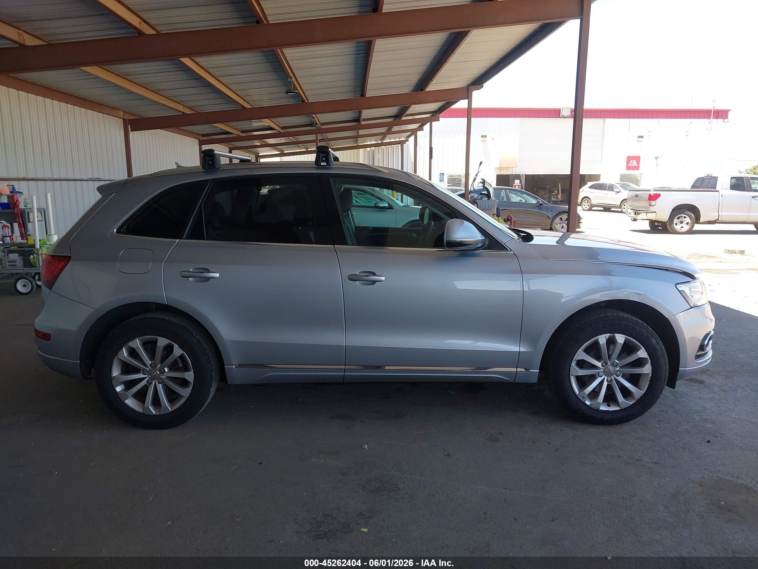 2015 Audi Q5 2.0t Premium Silver vin: WA1CFAFP9FA015907