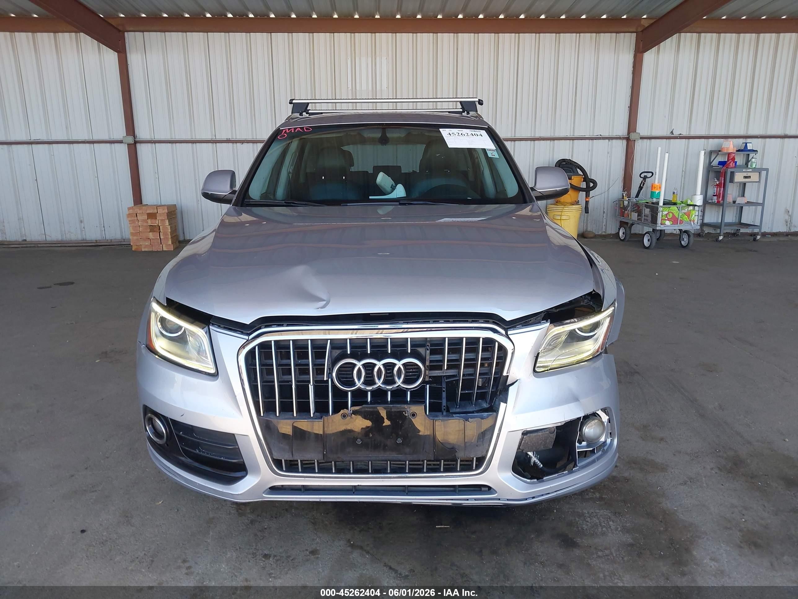 2015 Audi Q5 2.0t Premium Silver vin: WA1CFAFP9FA015907