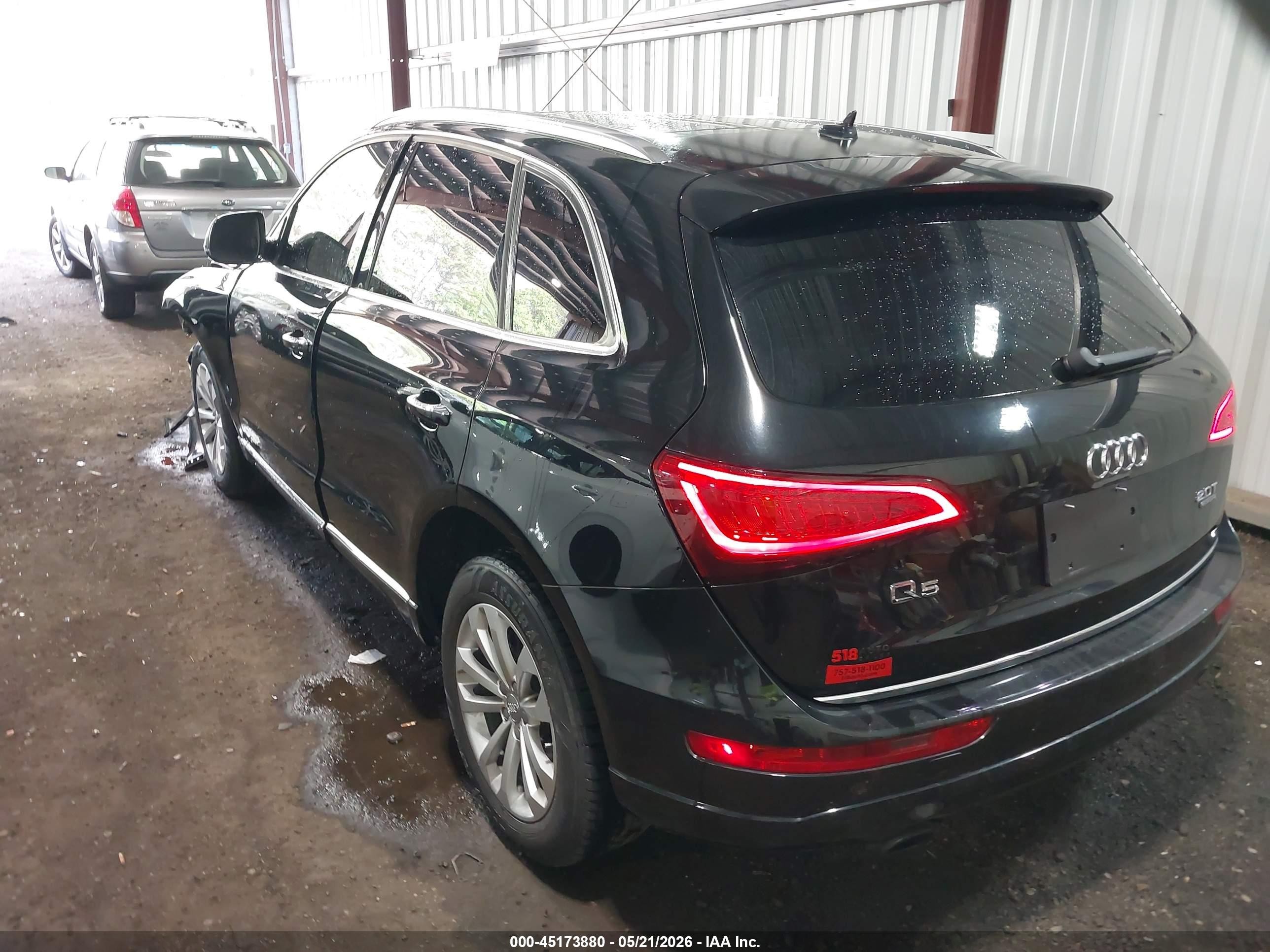 2015 Audi Q5 2.0t Premium Black vin: WA1CFAFP9FA080868
