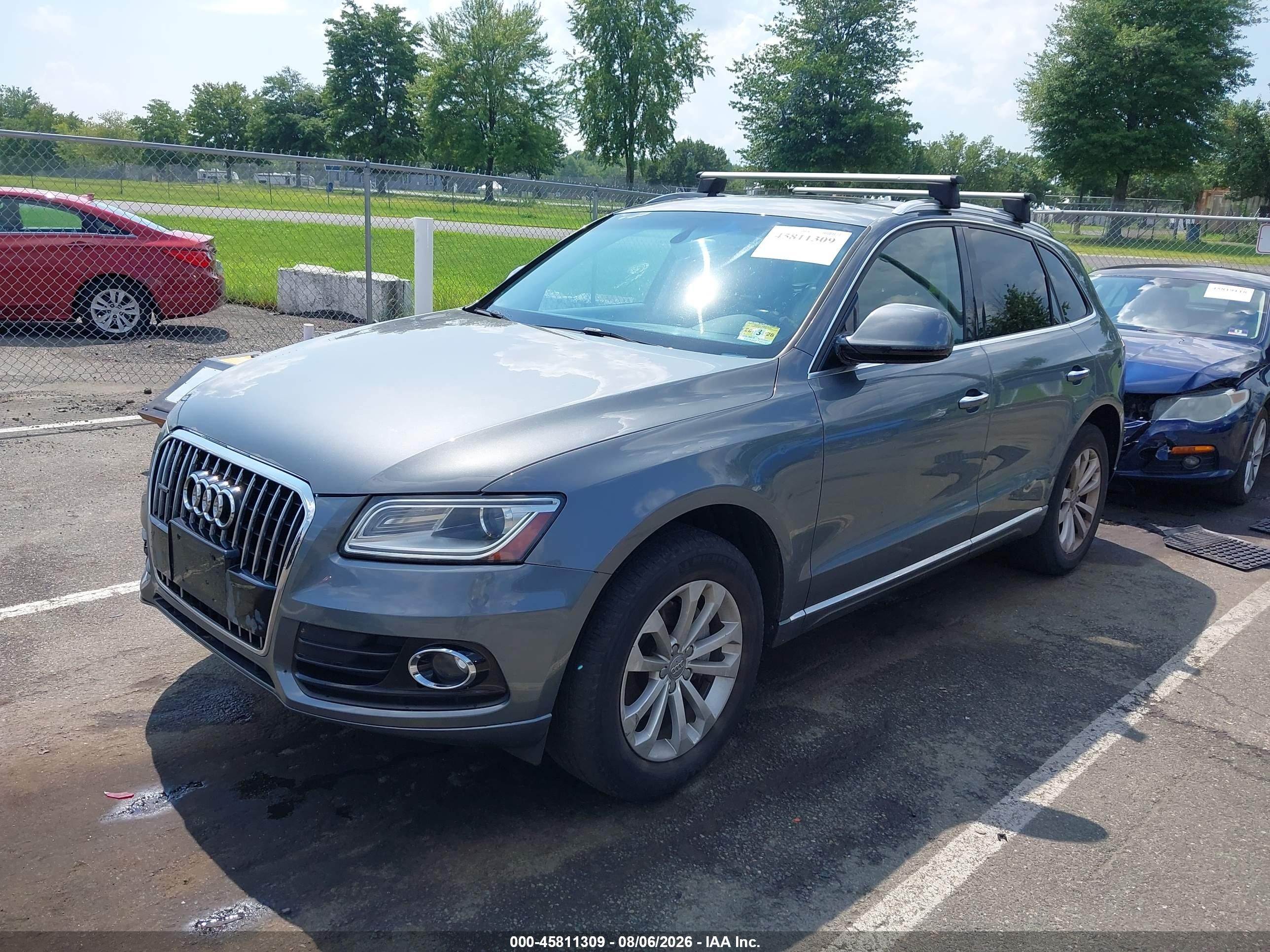 2015 Audi Q5 2.0t Premium Gray vin: WA1CFAFP9FA094818