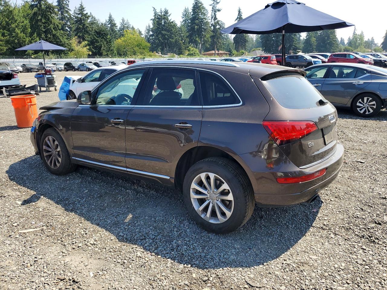 2015 Audi Q5 Premium Brown vin: WA1CFAFPXFA050858