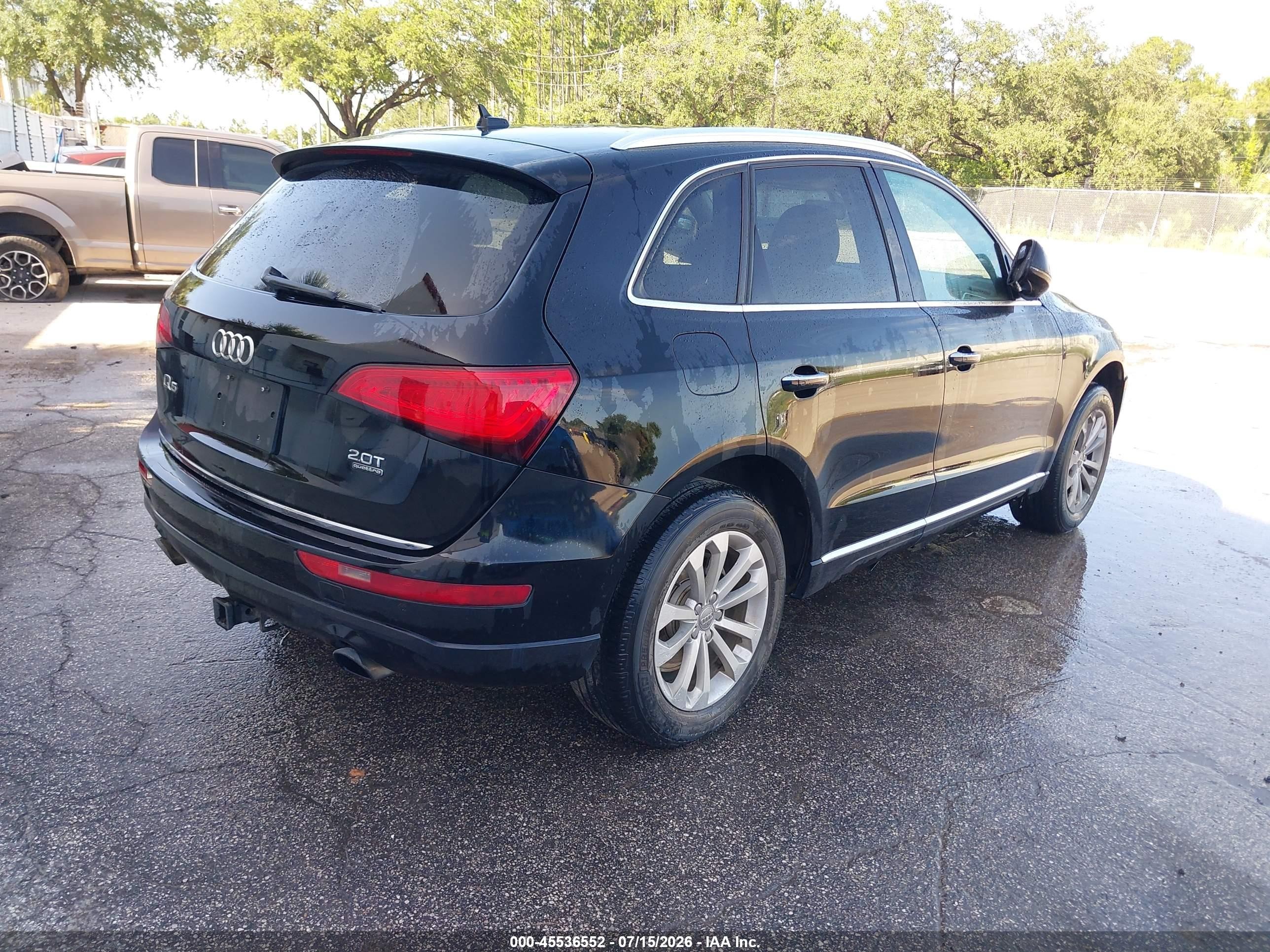 2015 Audi Q5 2.0t Premium Black vin: WA1CFAFPXFA065635