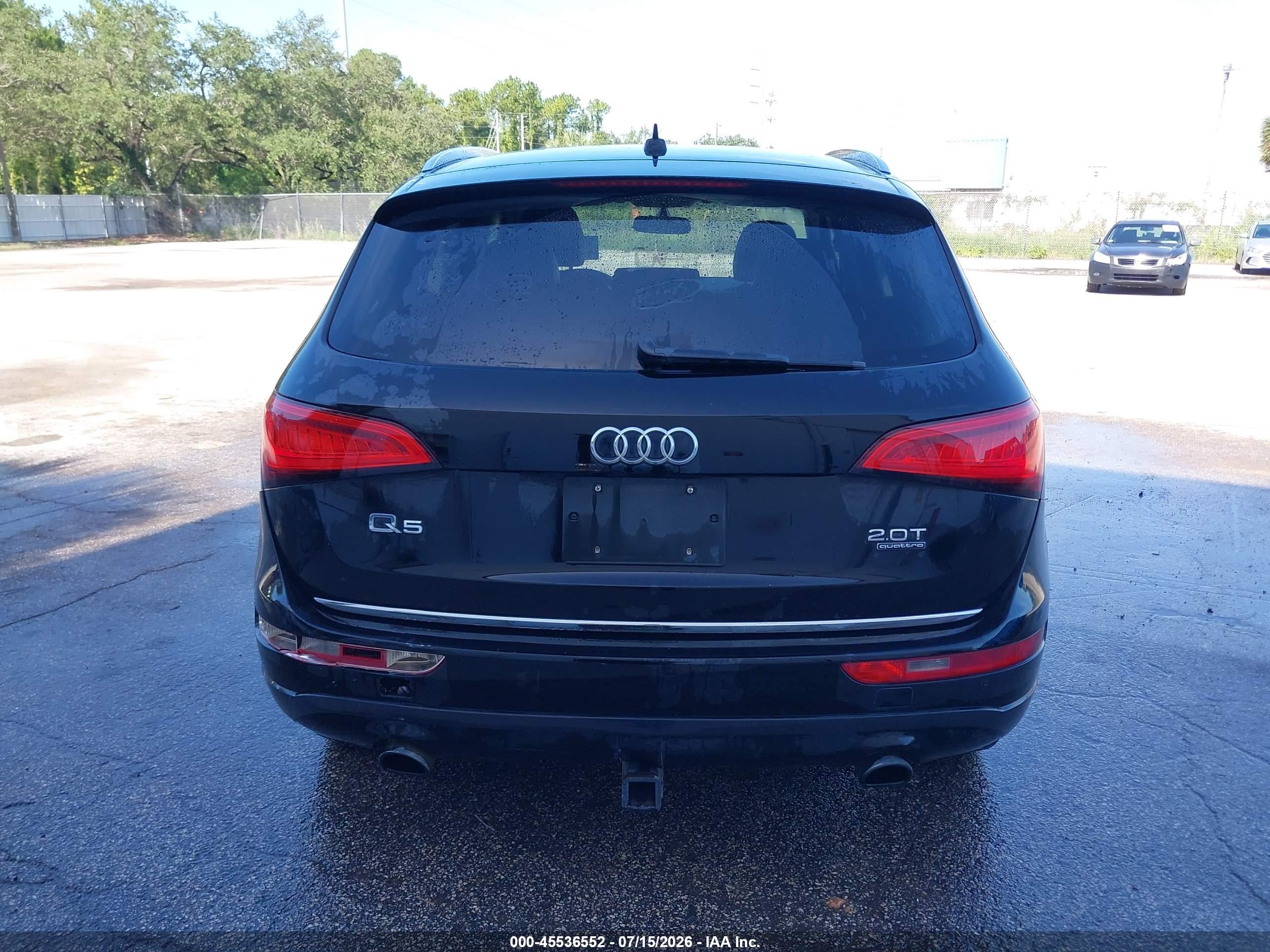 2015 Audi Q5 2.0t Premium Black vin: WA1CFAFPXFA065635