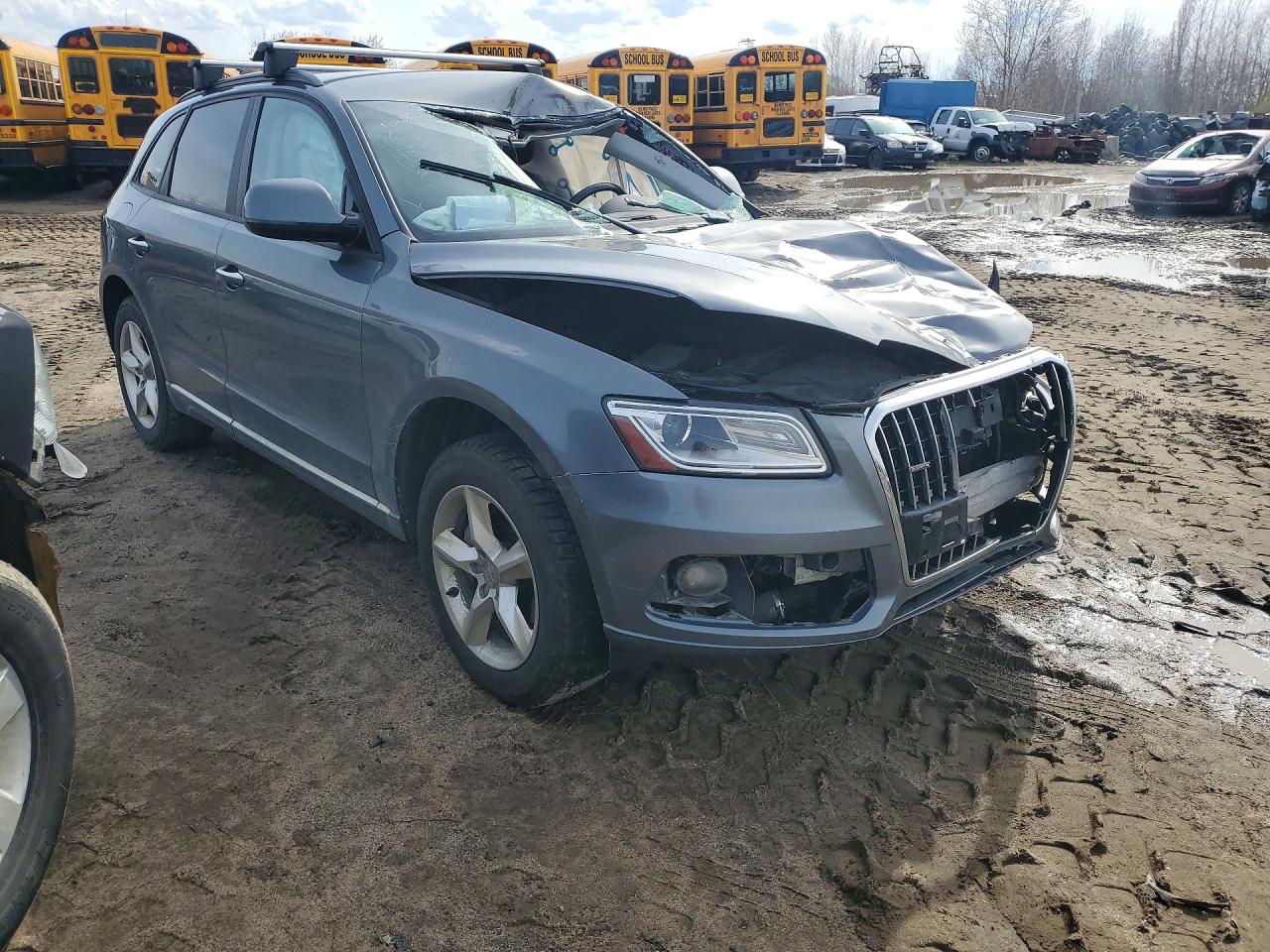 2015 Audi Q5 Premium Gray vin: WA1CFCFP3FA079257