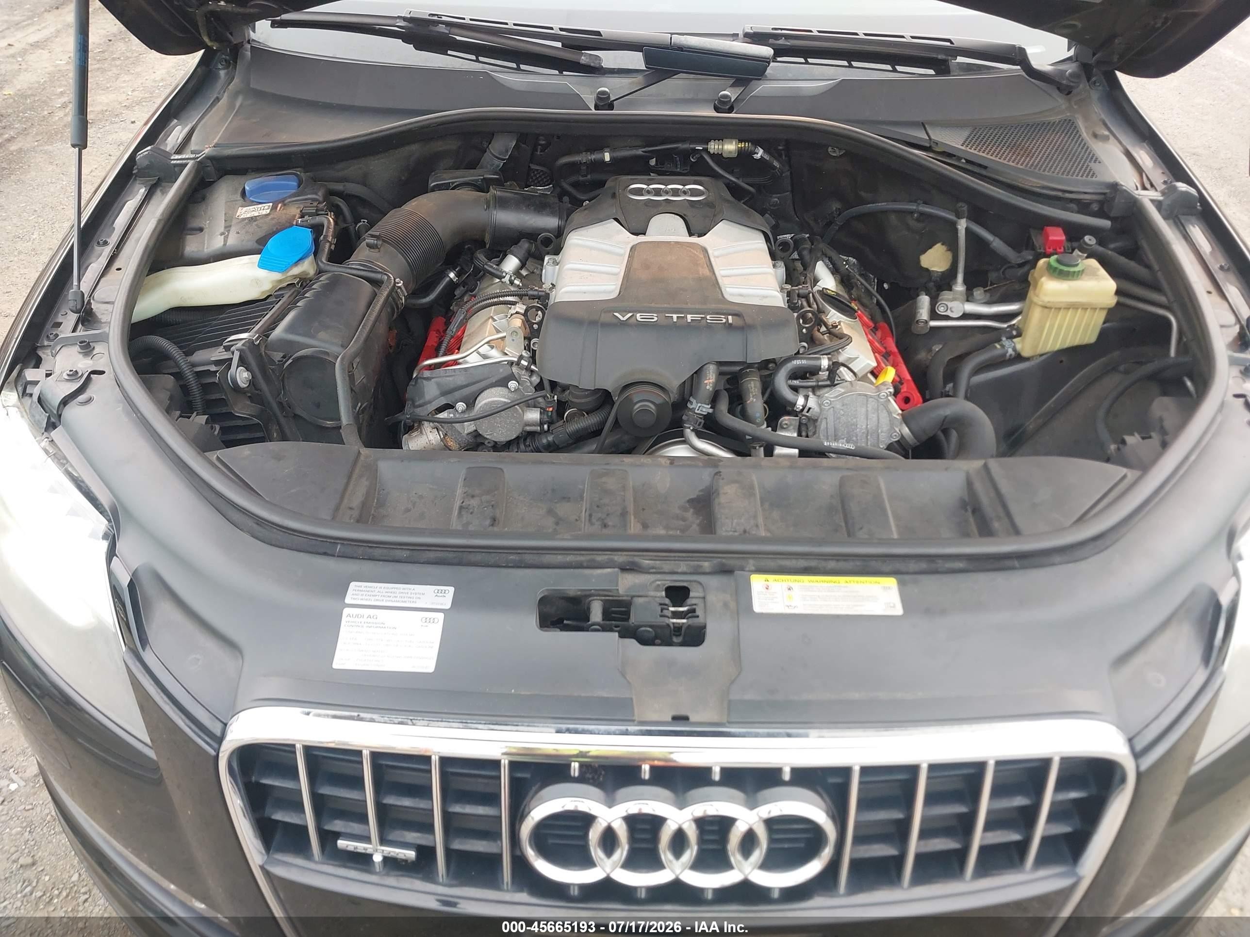 2015 Audi Q7 3.0t Premium Black vin: WA1CGAFE0FD007933