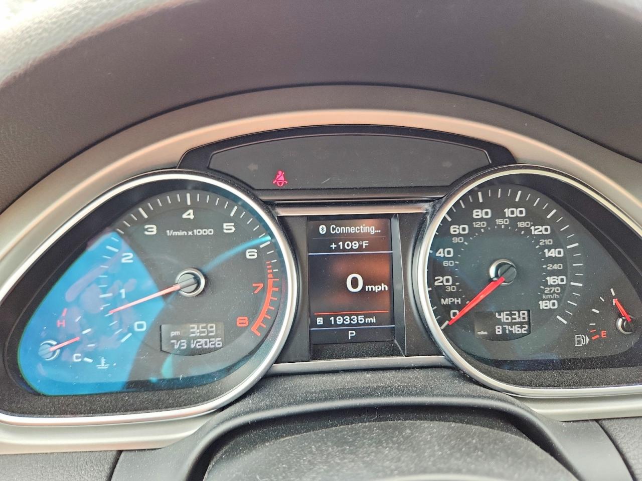 2015 Audi Q7 Black vin: WA1CGAFE1FD033179