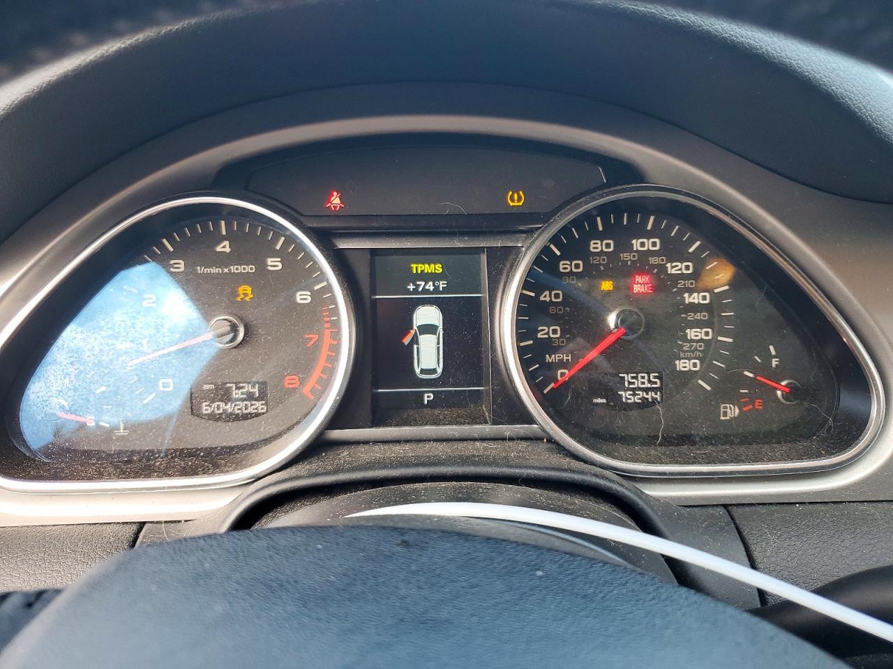 2013 Audi Q7 Premium Черный vin: WA1CGAFE2DD004500