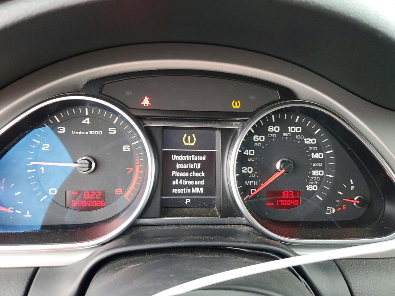 2011 Audi Q7 Premium Black vin: WA1CGAFE4BD006813