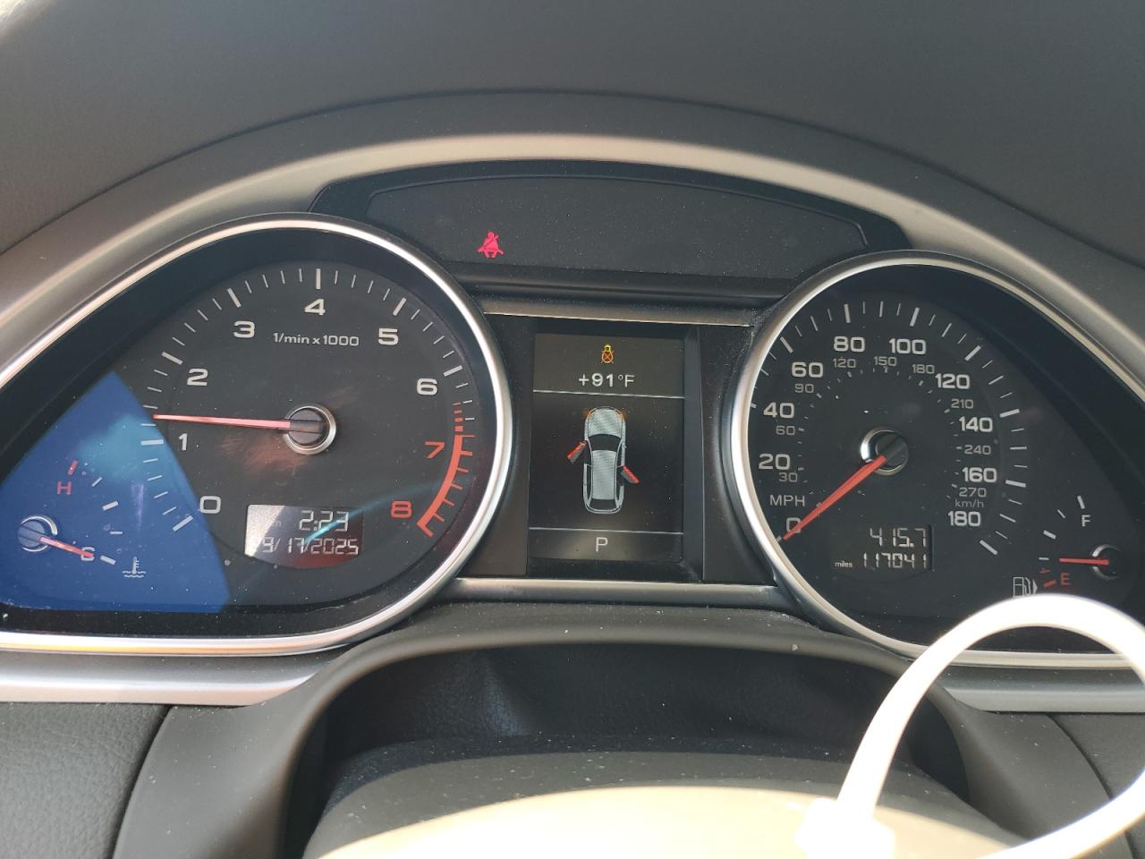 2015 Audi Q7 Black vin: WA1CGAFE5FD033170