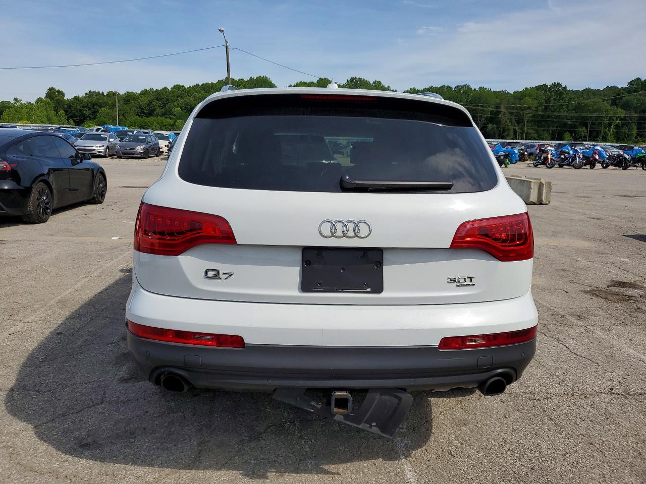 2014 Audi Q7 Premium White vin: WA1CGAFE6ED004002