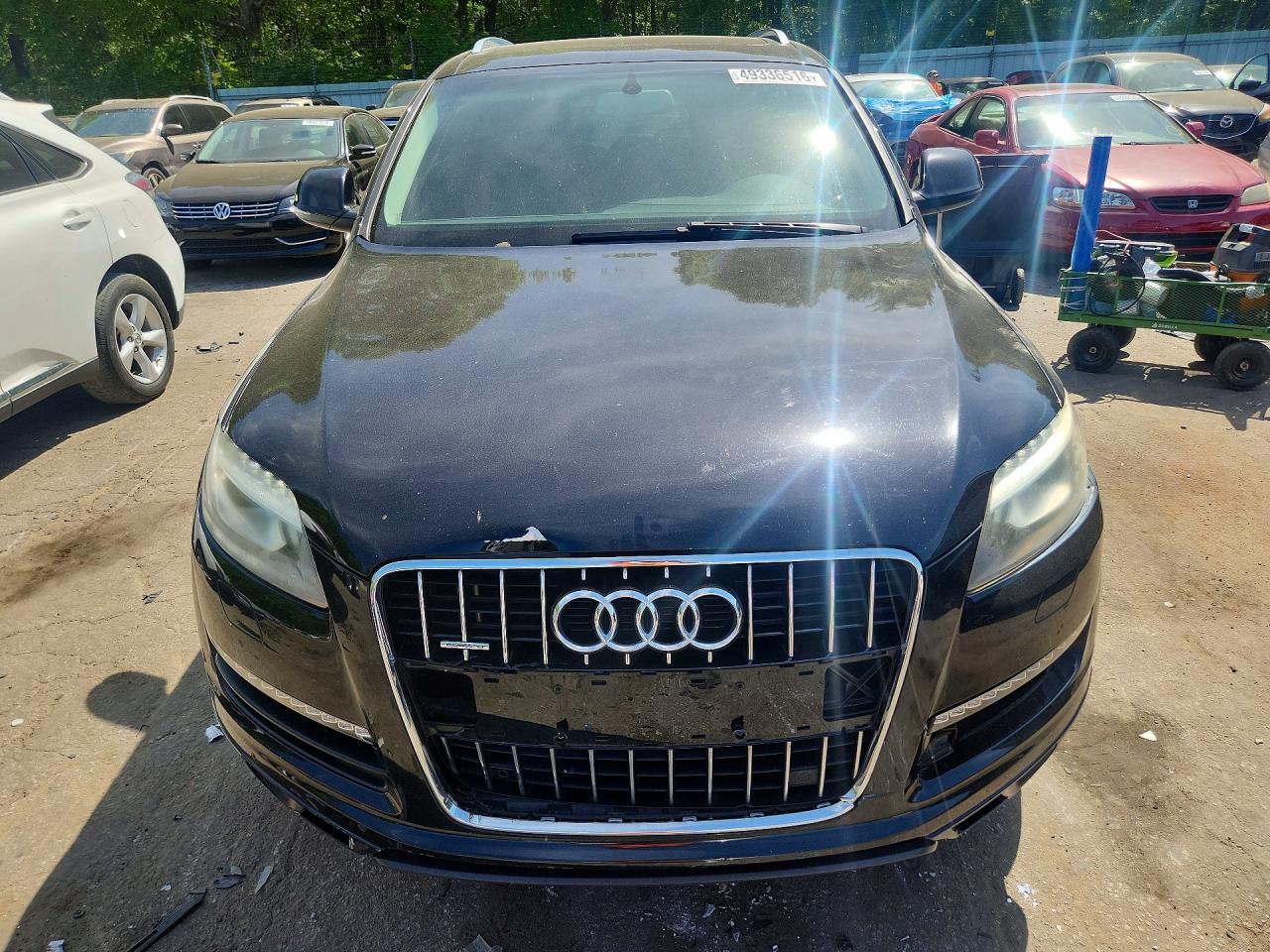 2014 Audi Q7 Quattro Prestige Black vin: WA1CGAFE9ED010439