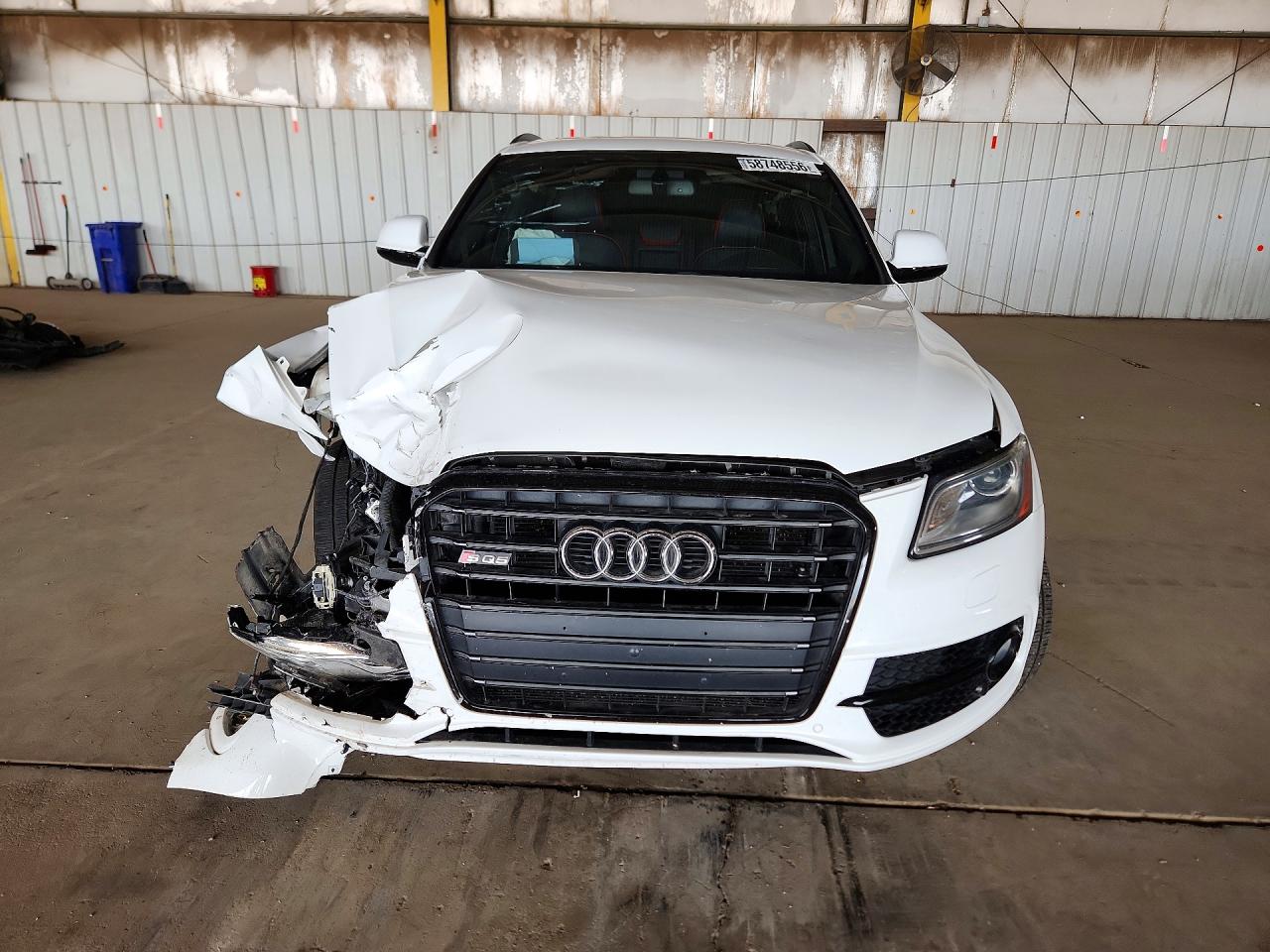 2015 Audi Sq5 Premium Plus White vin: WA1CGAFP0FA090525