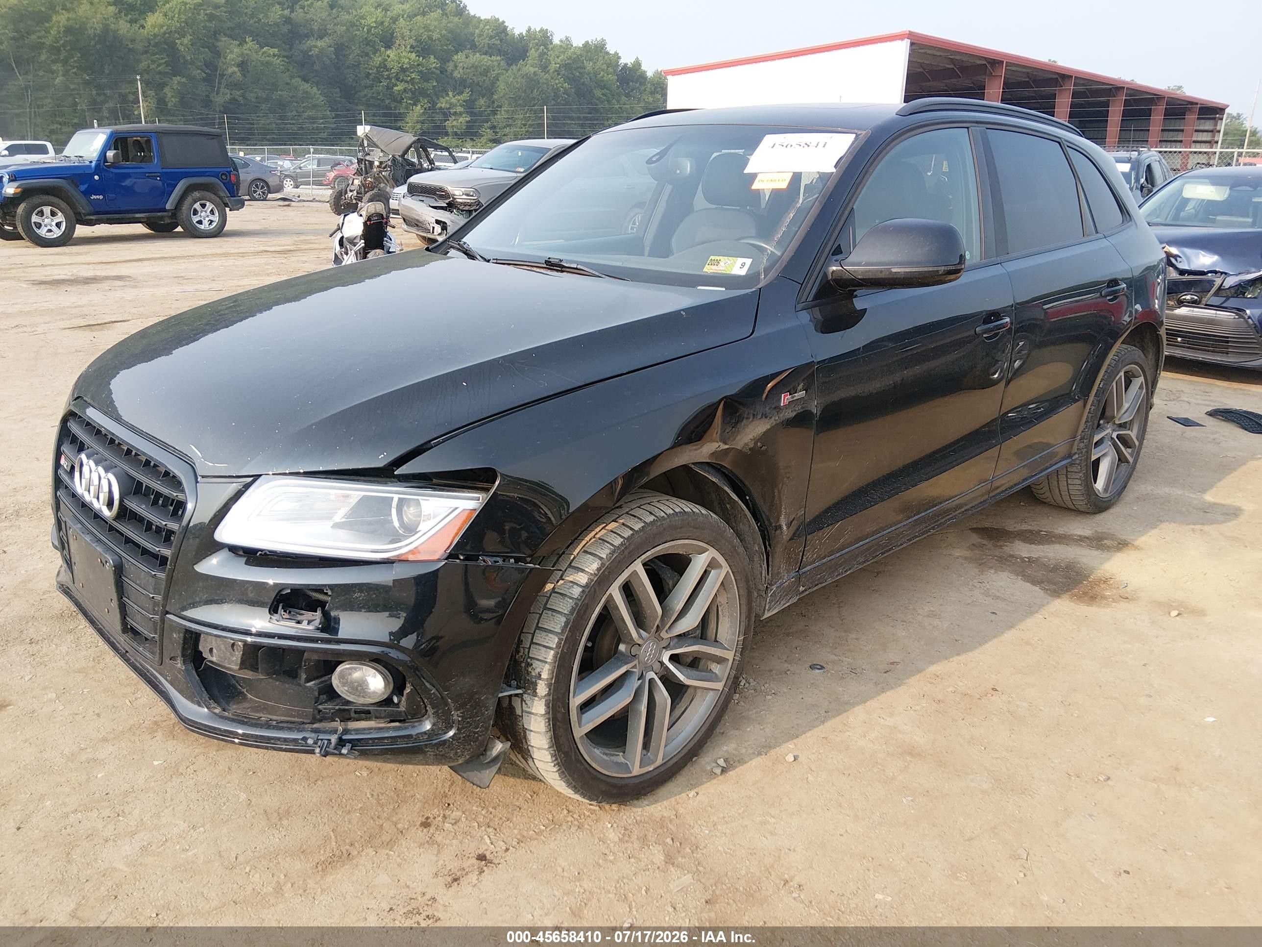 2015 Audi Sq5 3.0t Premium Plus Black vin: WA1CGAFP0FA136399