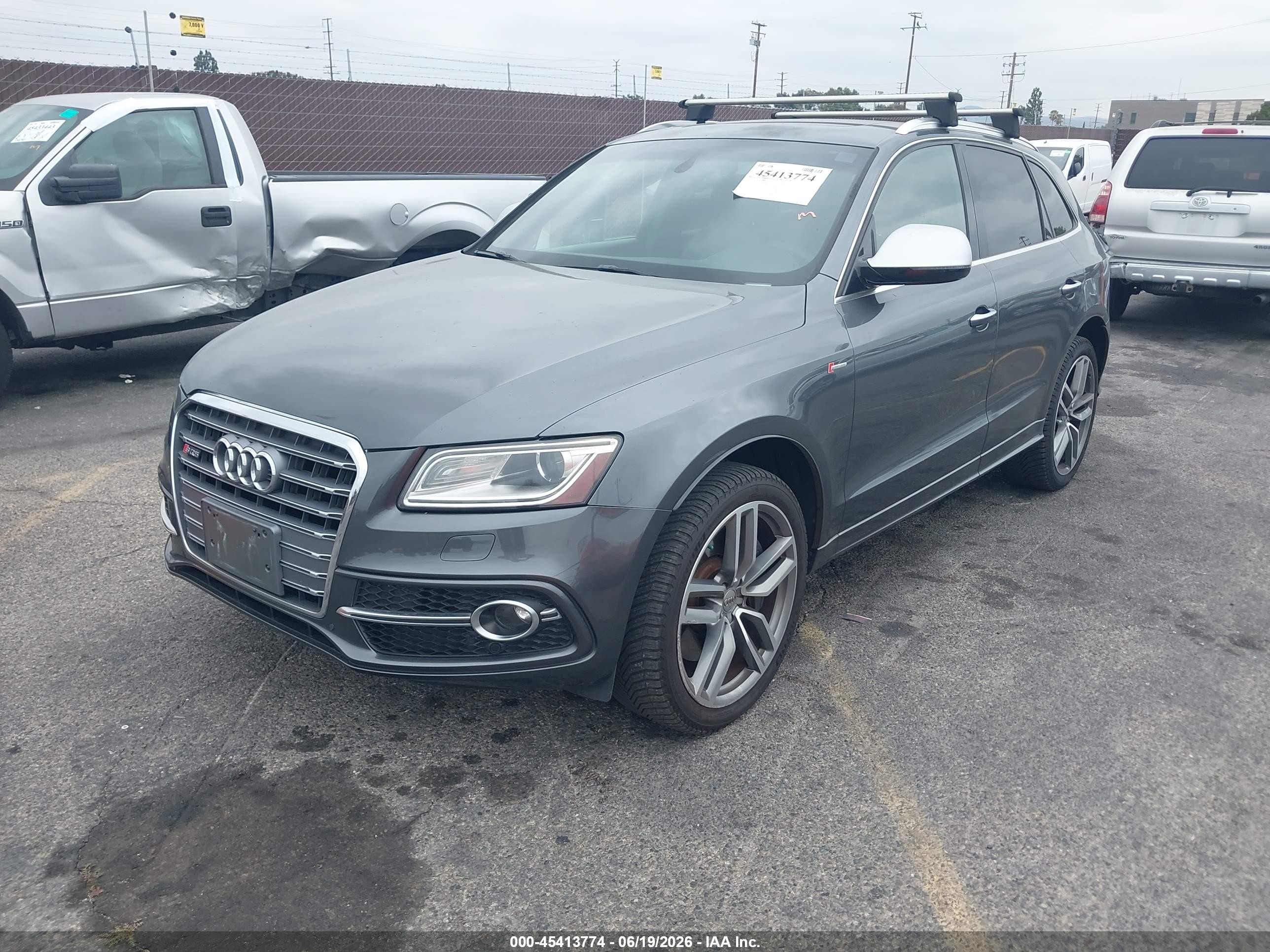 2015 Audi Sq5 3.0t Premium Plus Gray vin: WA1CGAFP1FA103038