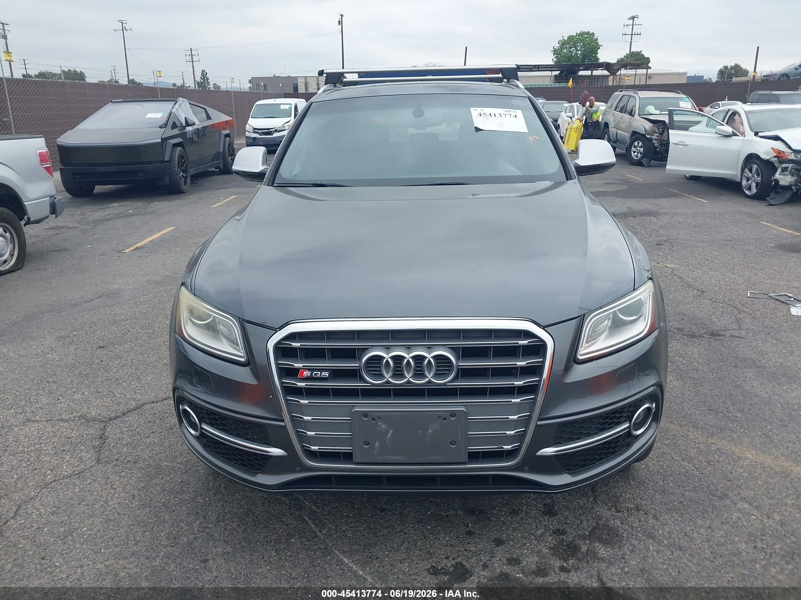 2015 Audi Sq5 3.0t Premium Plus Gray vin: WA1CGAFP1FA103038